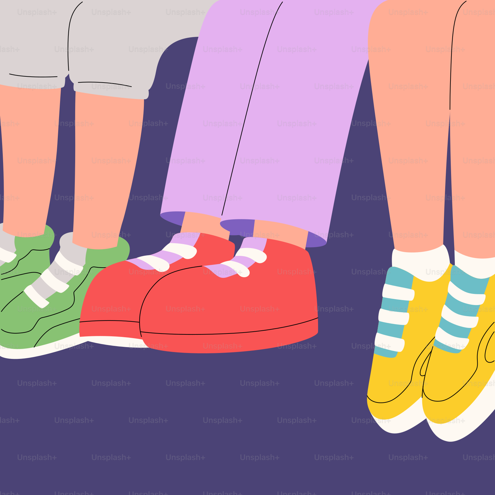 A group of people sitting next to each other