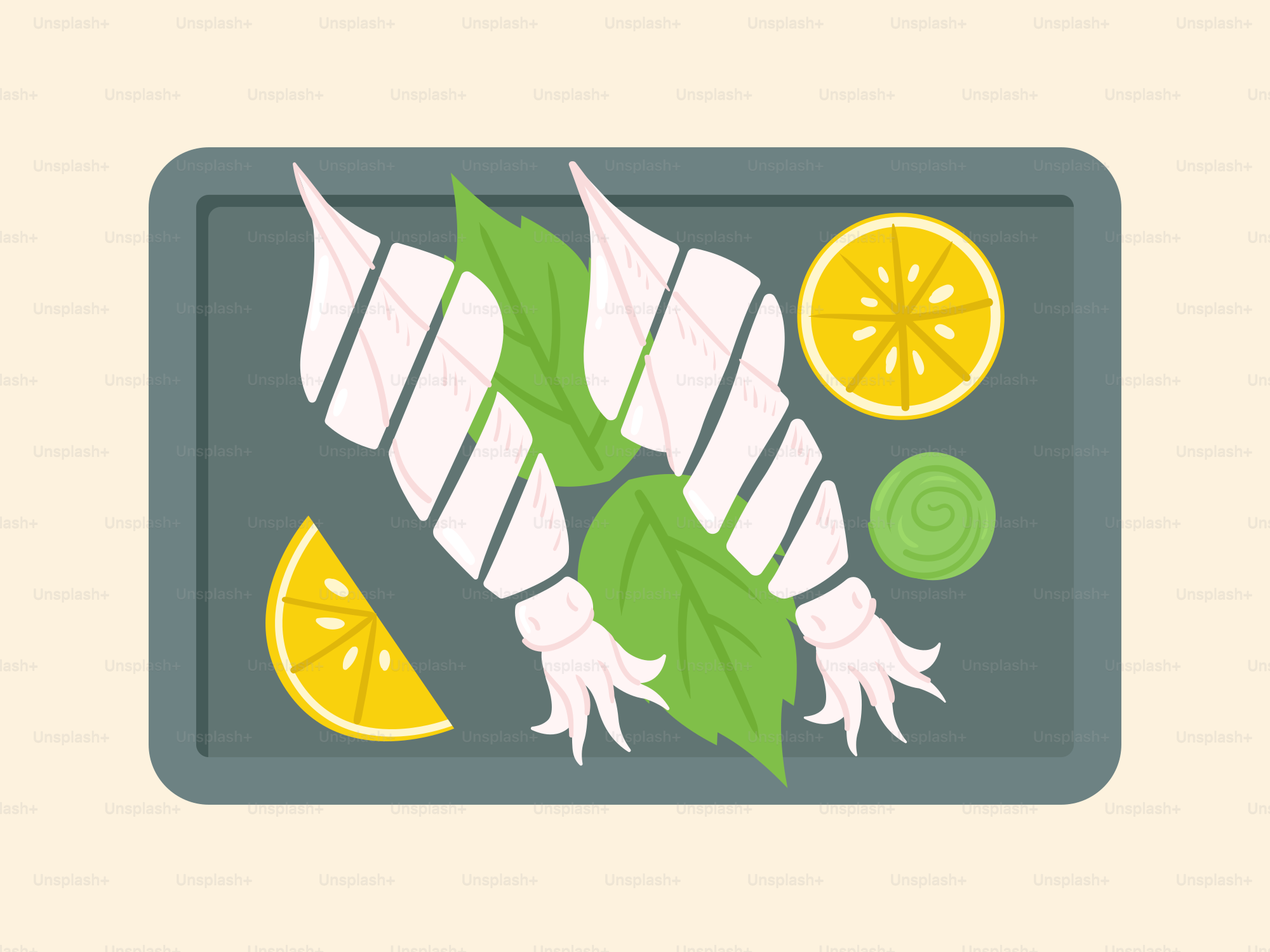 A picture of some food on a plate