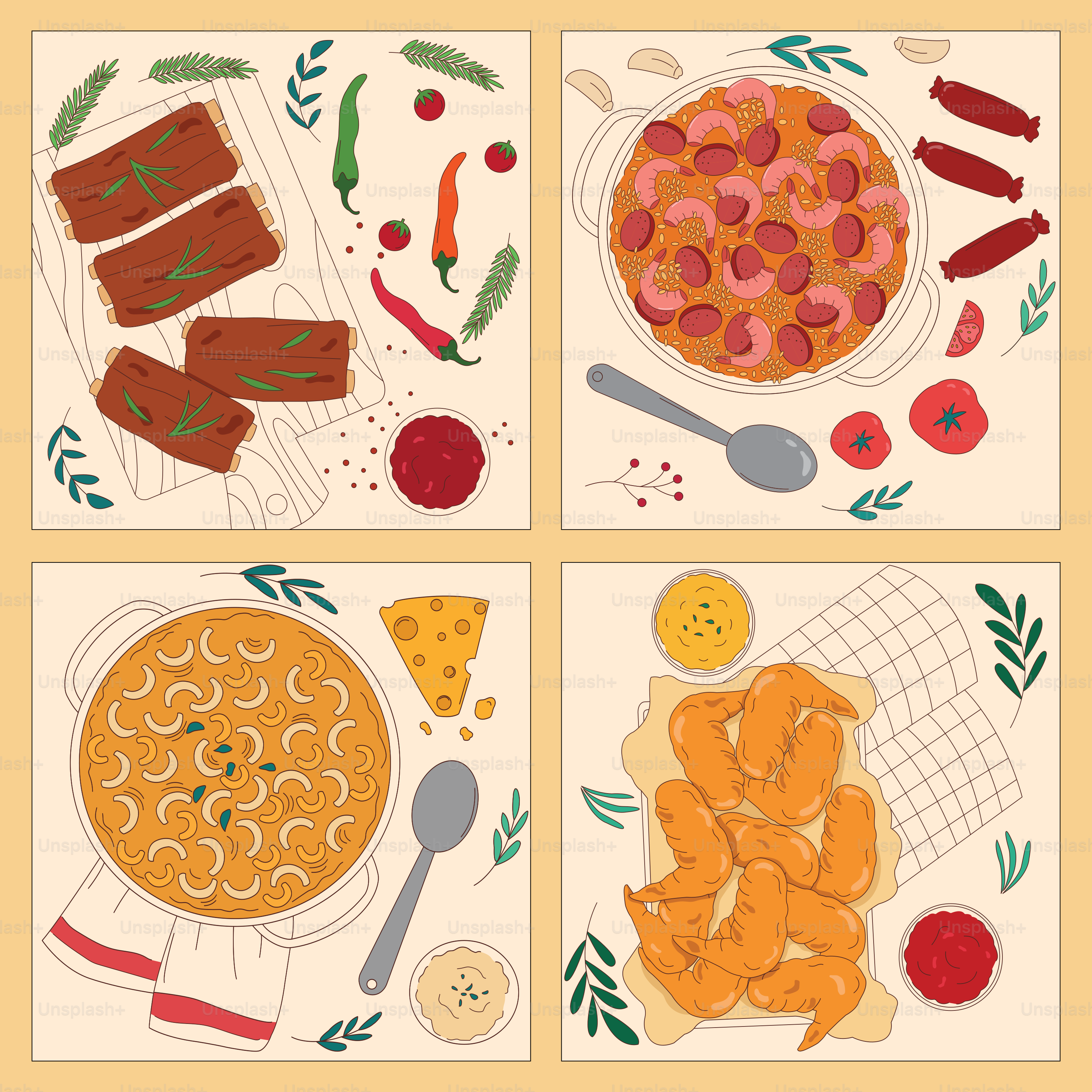 A picture of a plate of food on a table