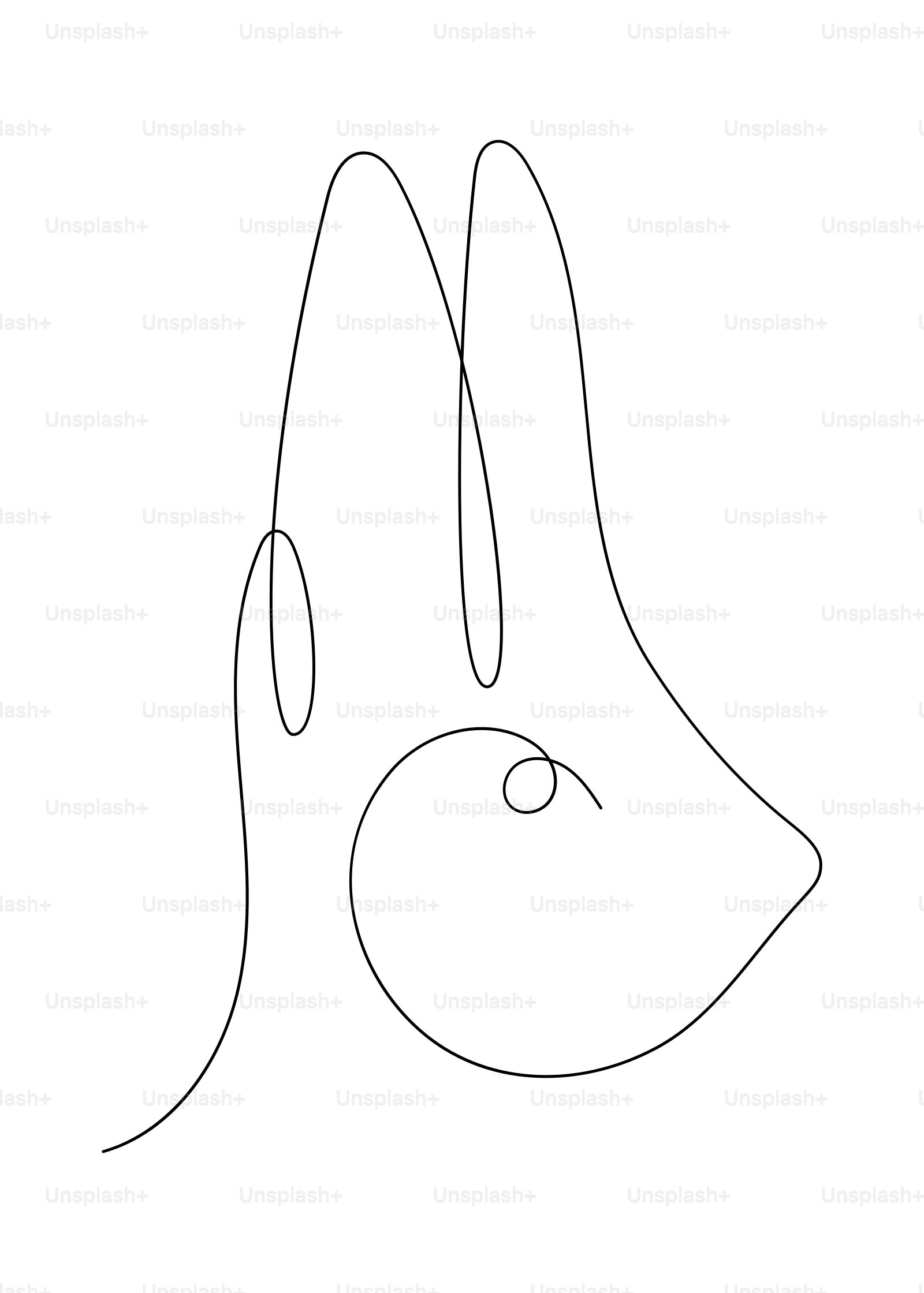 A line drawing of a hand holding a ball