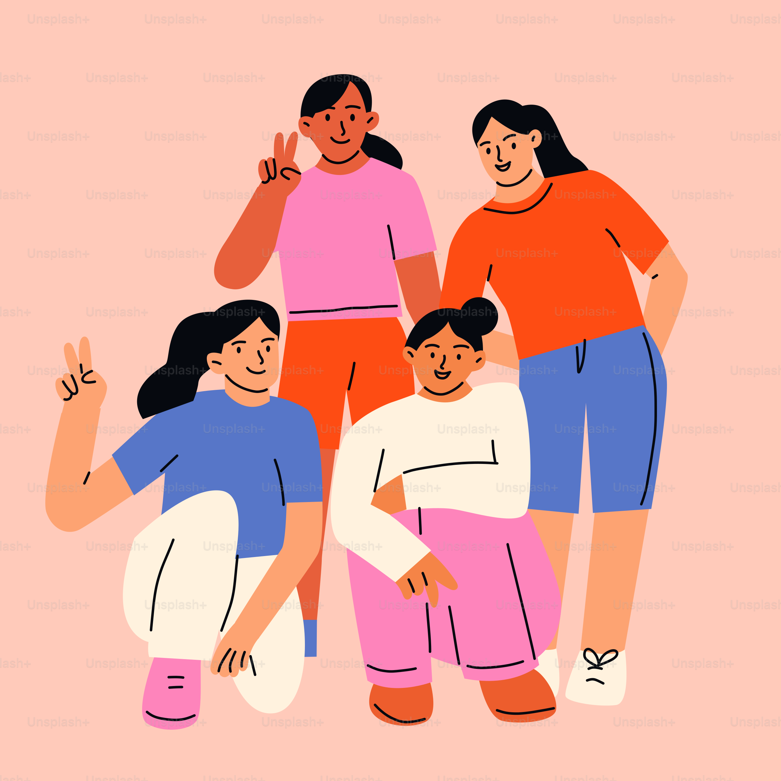 A group of people standing next to each other