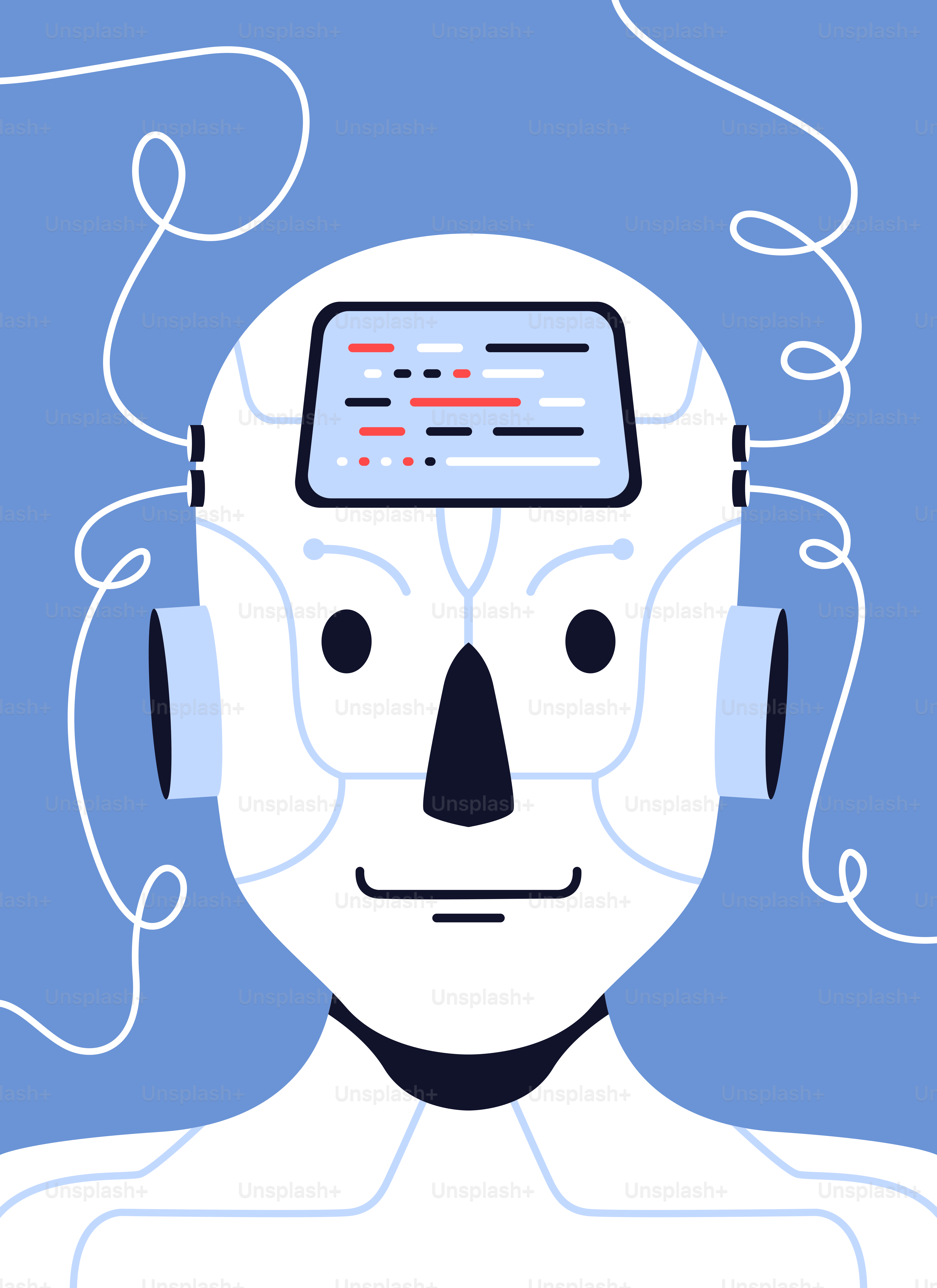 A man with headphones on his ears