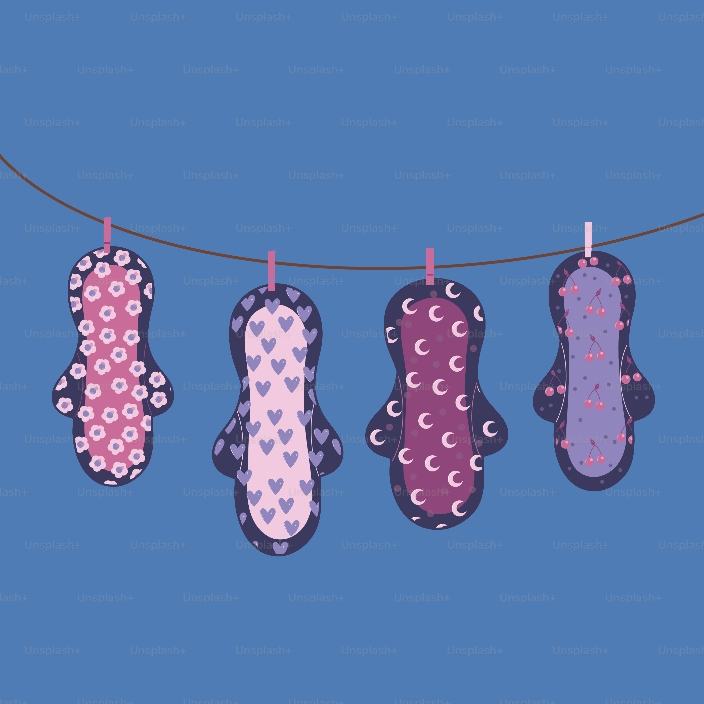 A line of shoes hanging on a clothes line