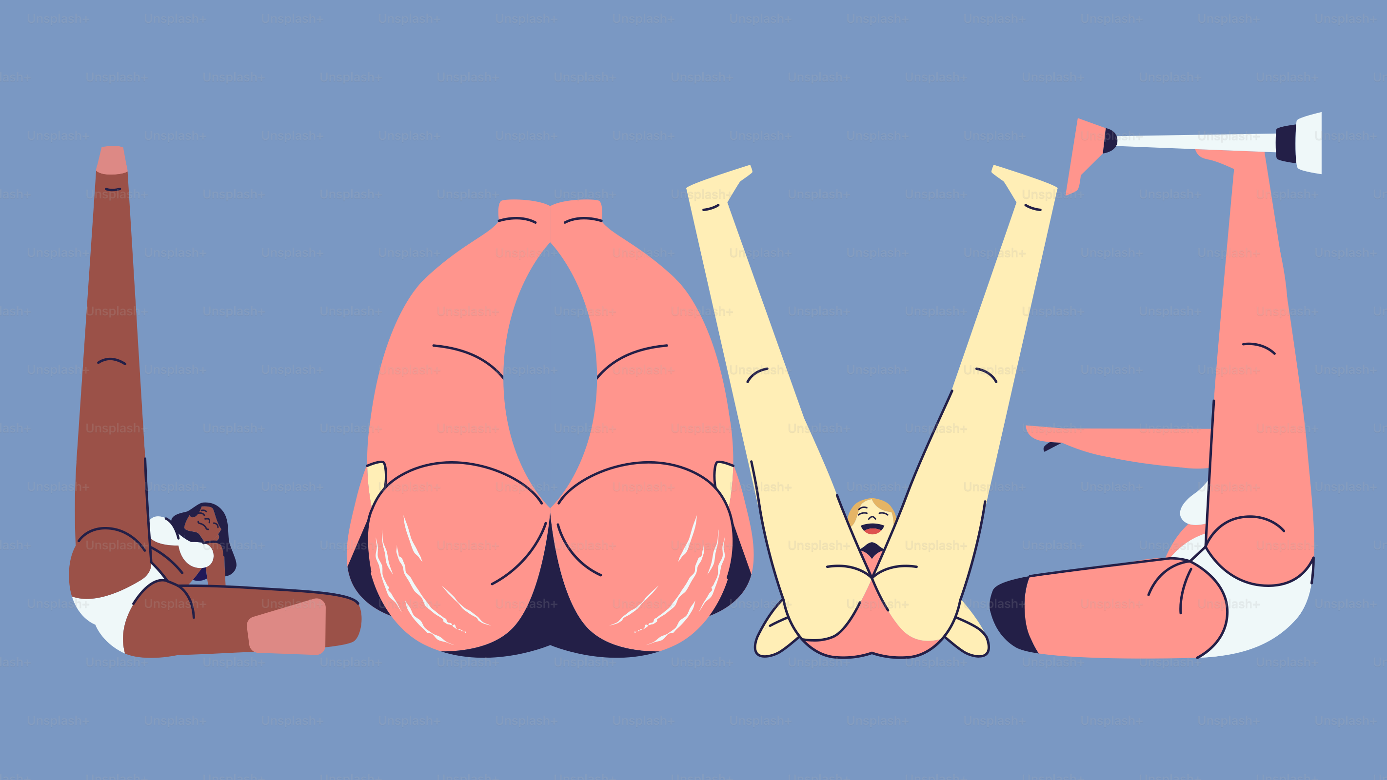 A couple of people that are laying down