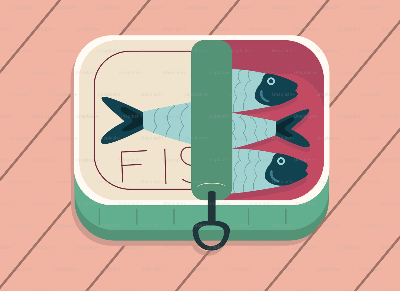 A couple of fish sitting inside of a container