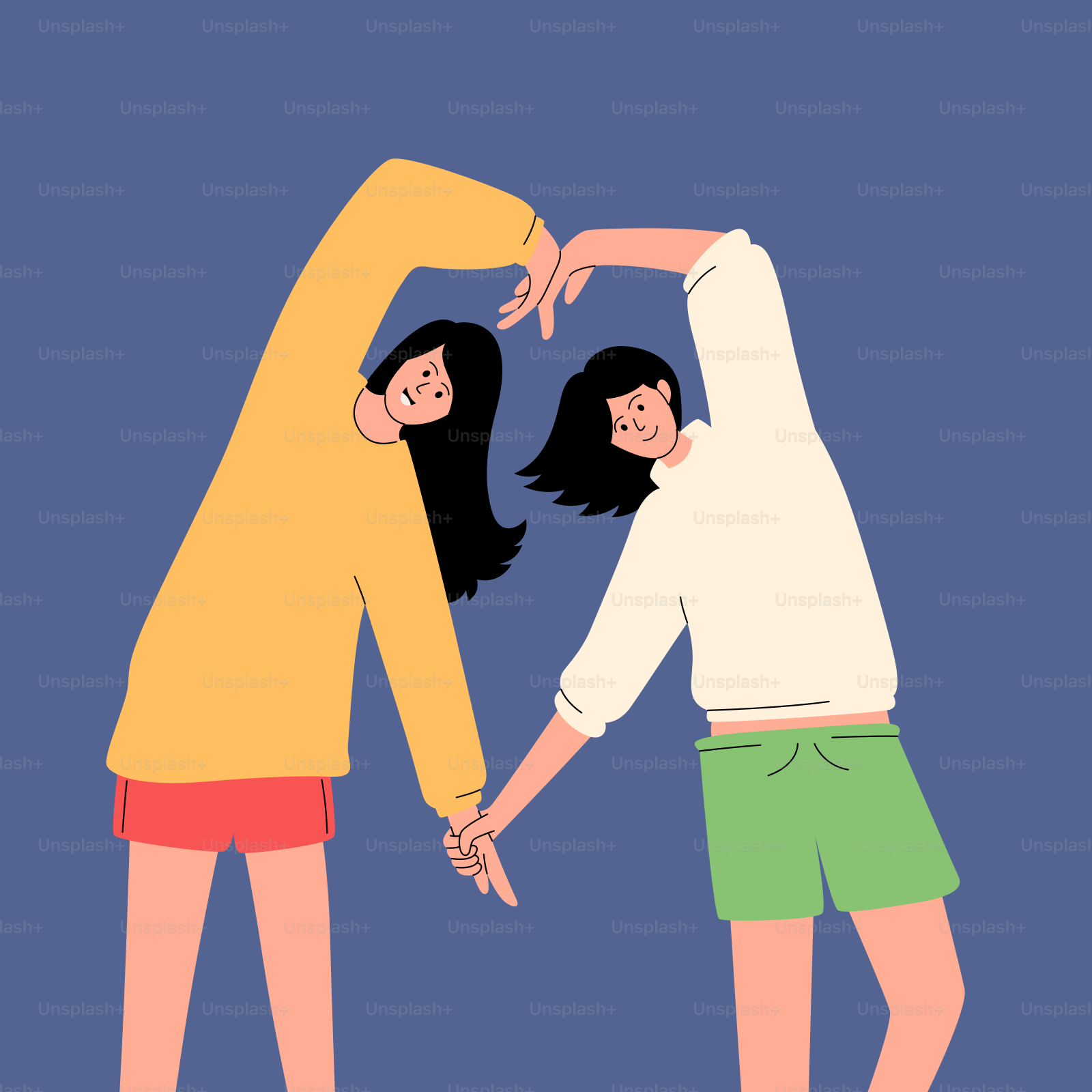 Quelques personnes debout côte à côte