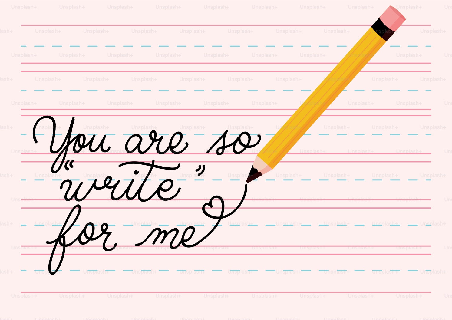 Uma nota com um lápis em cima dela