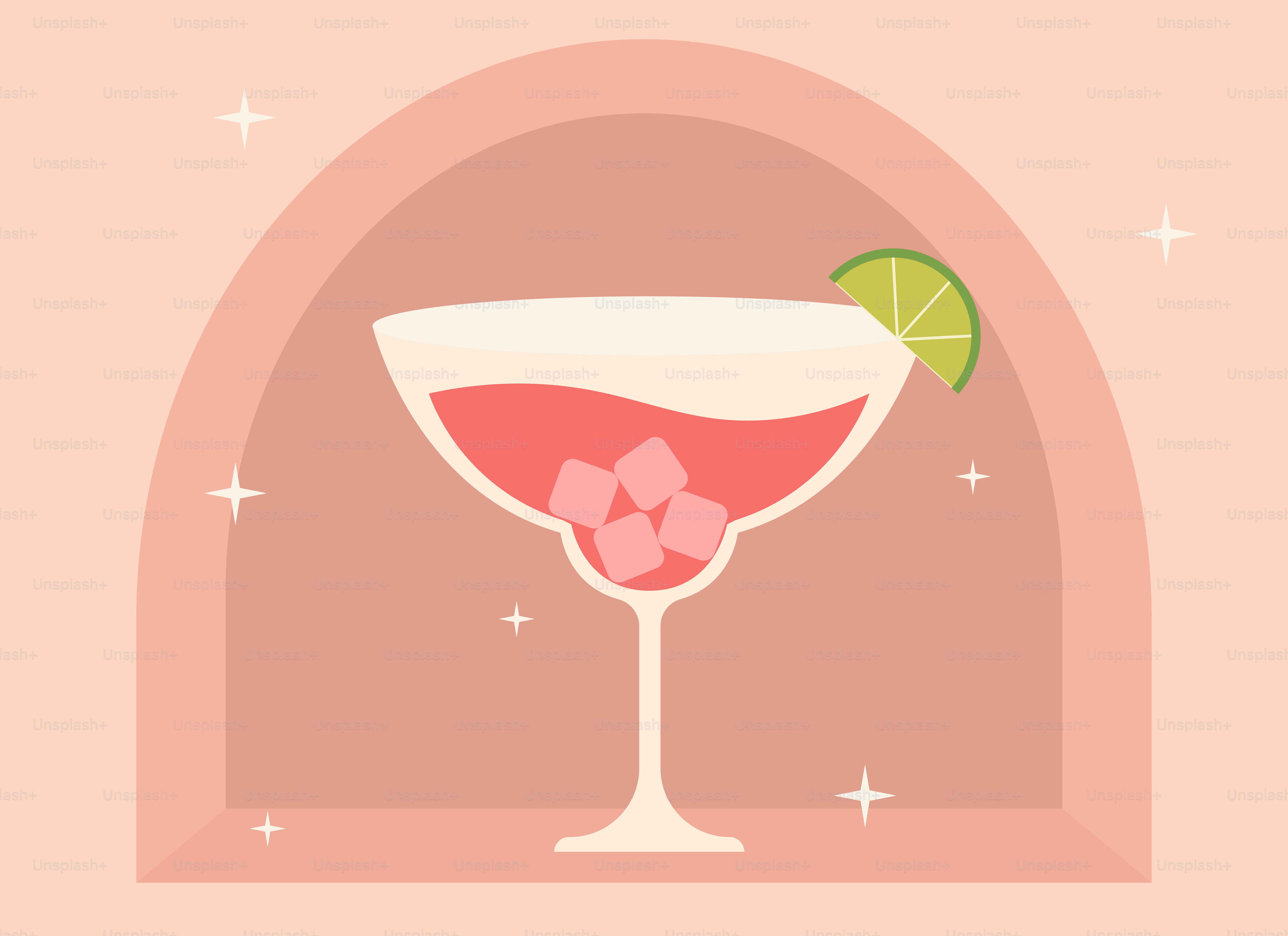 A picture of a drink with a lime on the rim