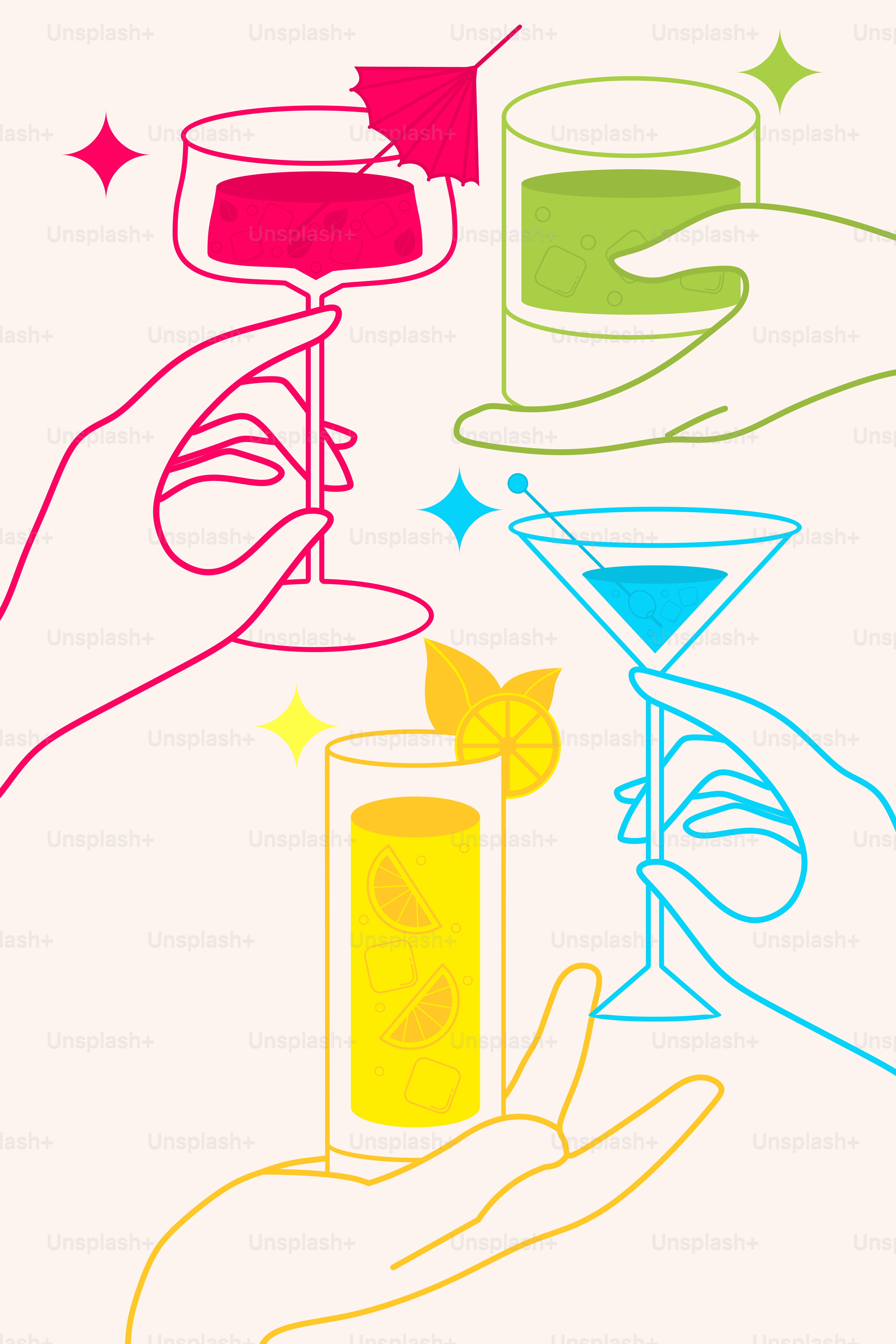 A hand holding a cocktail glass with a drink in it