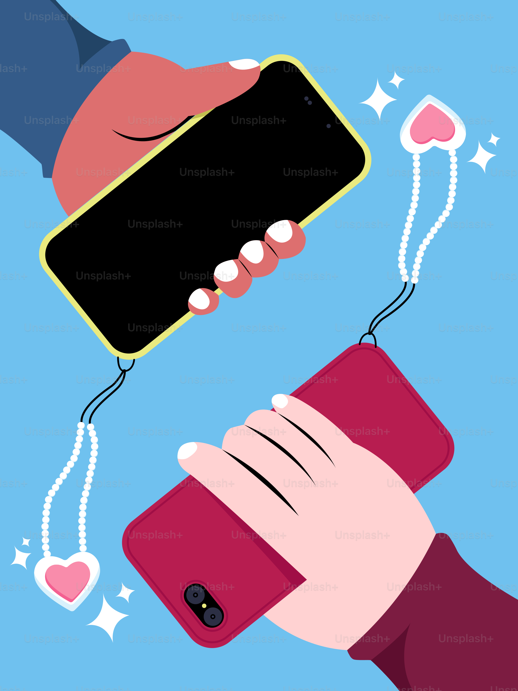 A person holding a phone in their hand