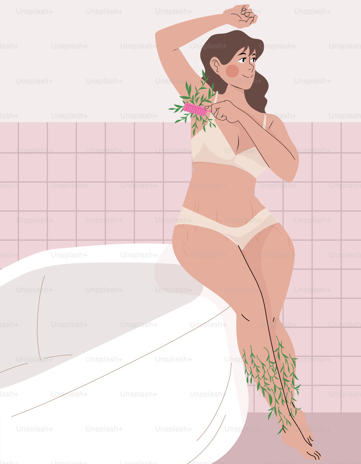 A woman sitting on a toilet in a bathroom