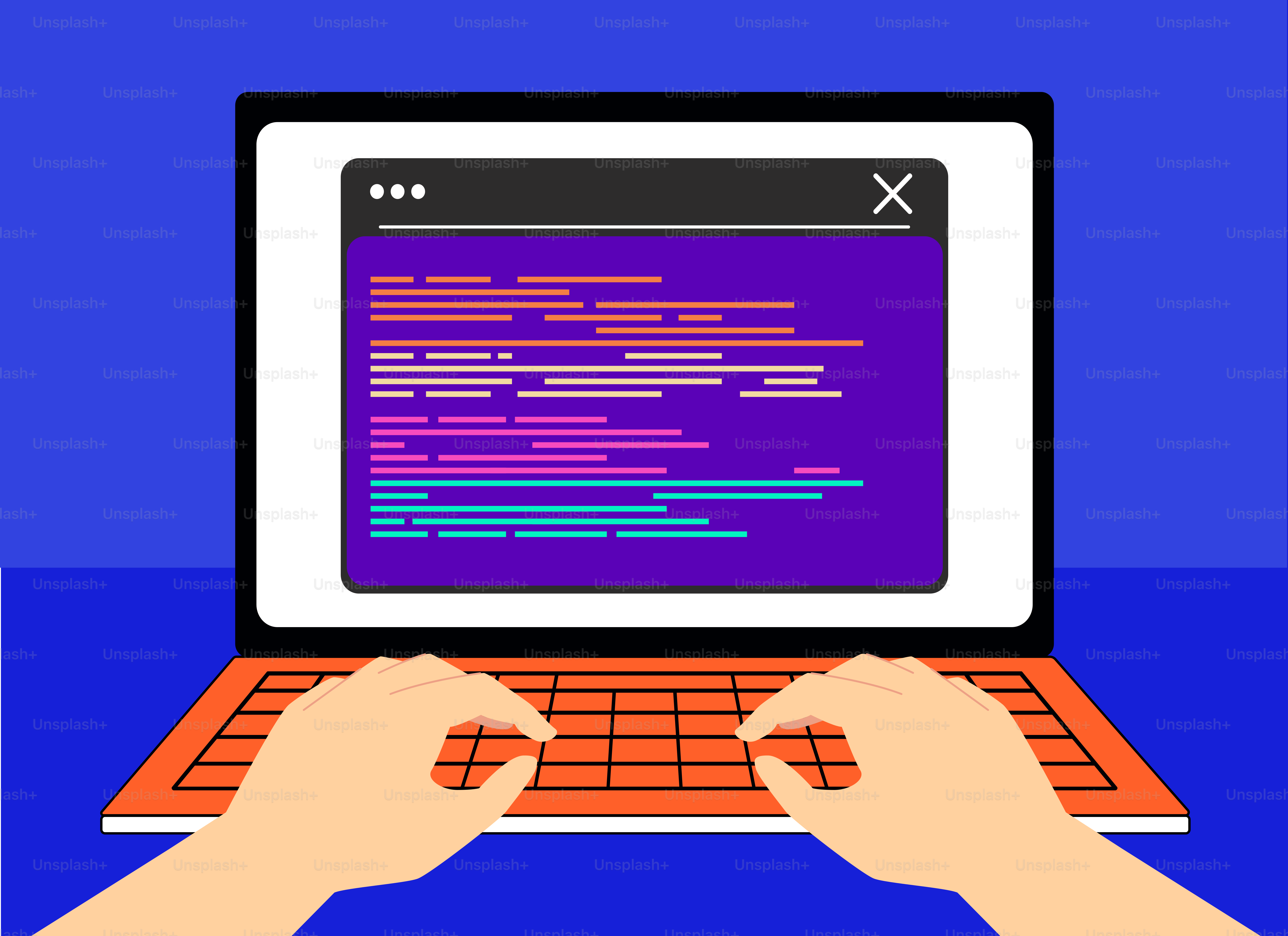 A laptop computer sitting on top of a table vector – Technology Image ...