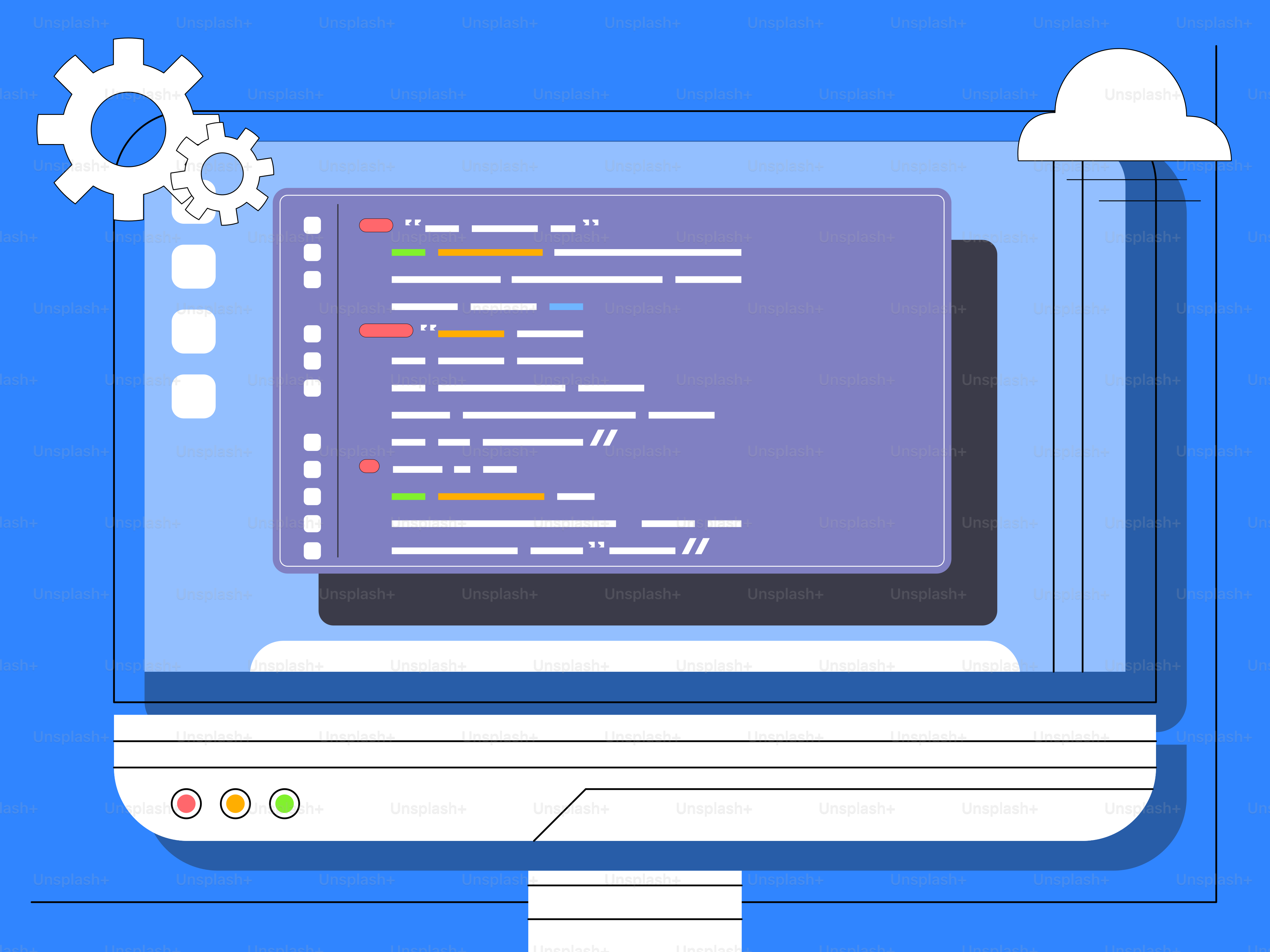 A computer screen with a programming program on it