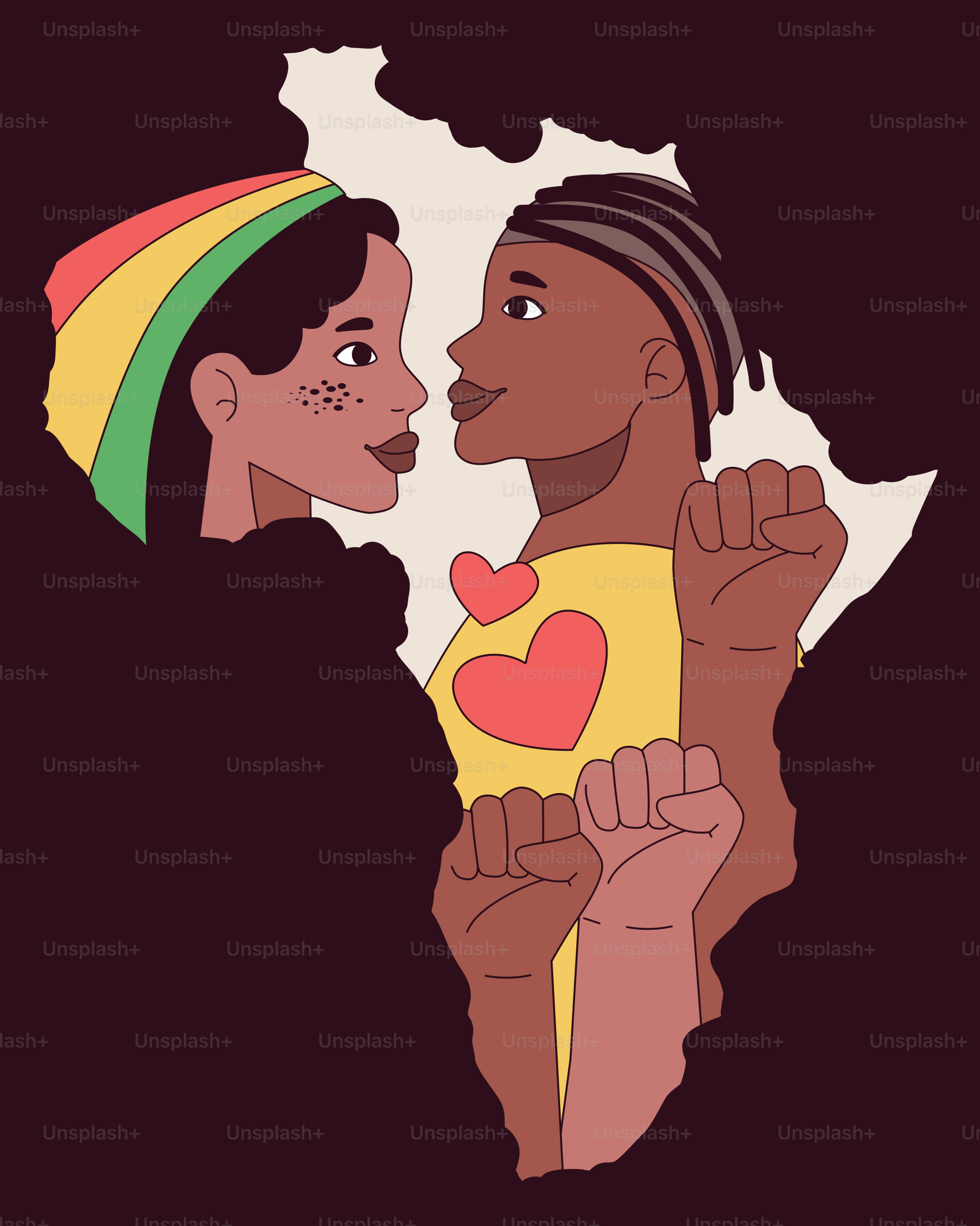 A couple of people standing next to each other