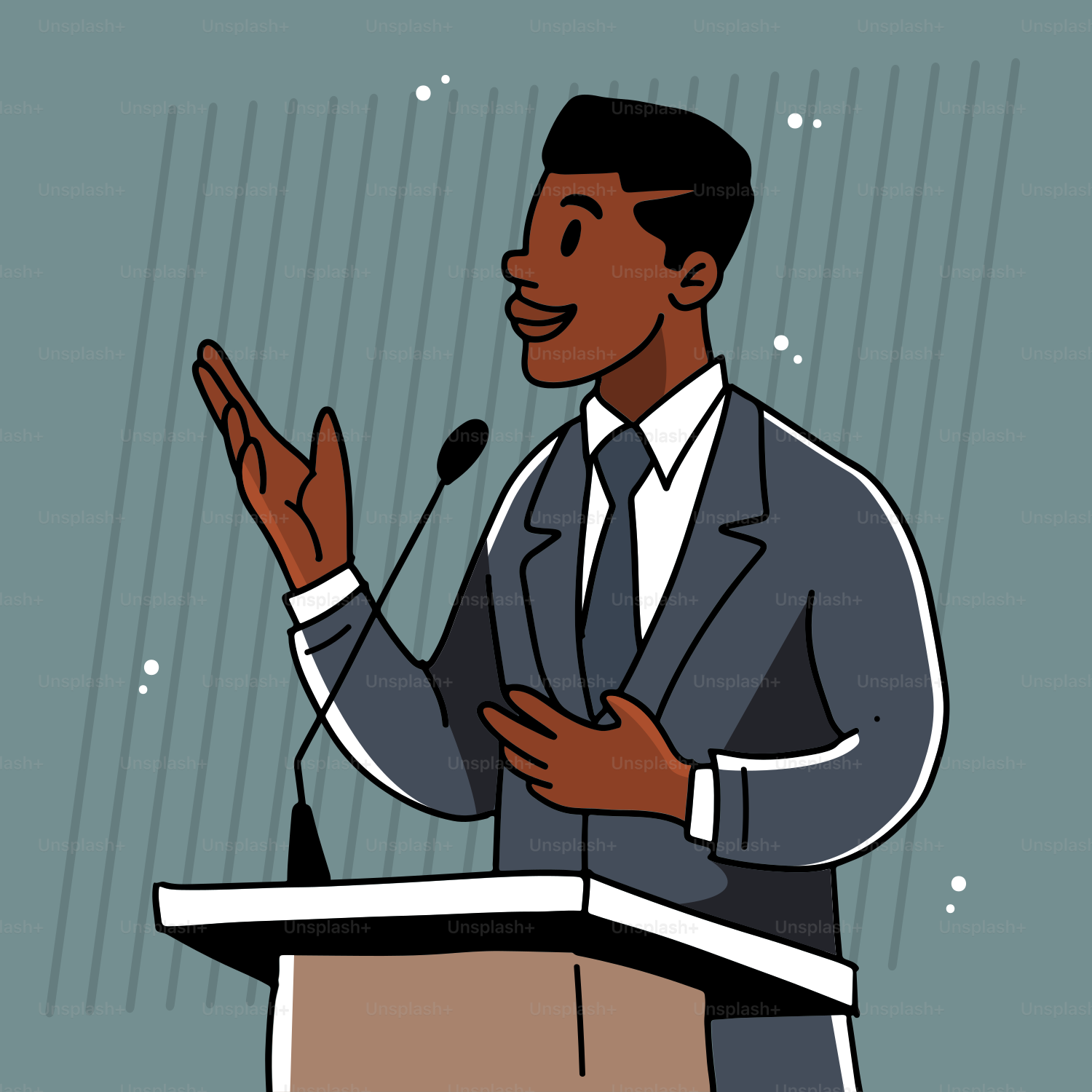 A man standing at a podium giving a speech