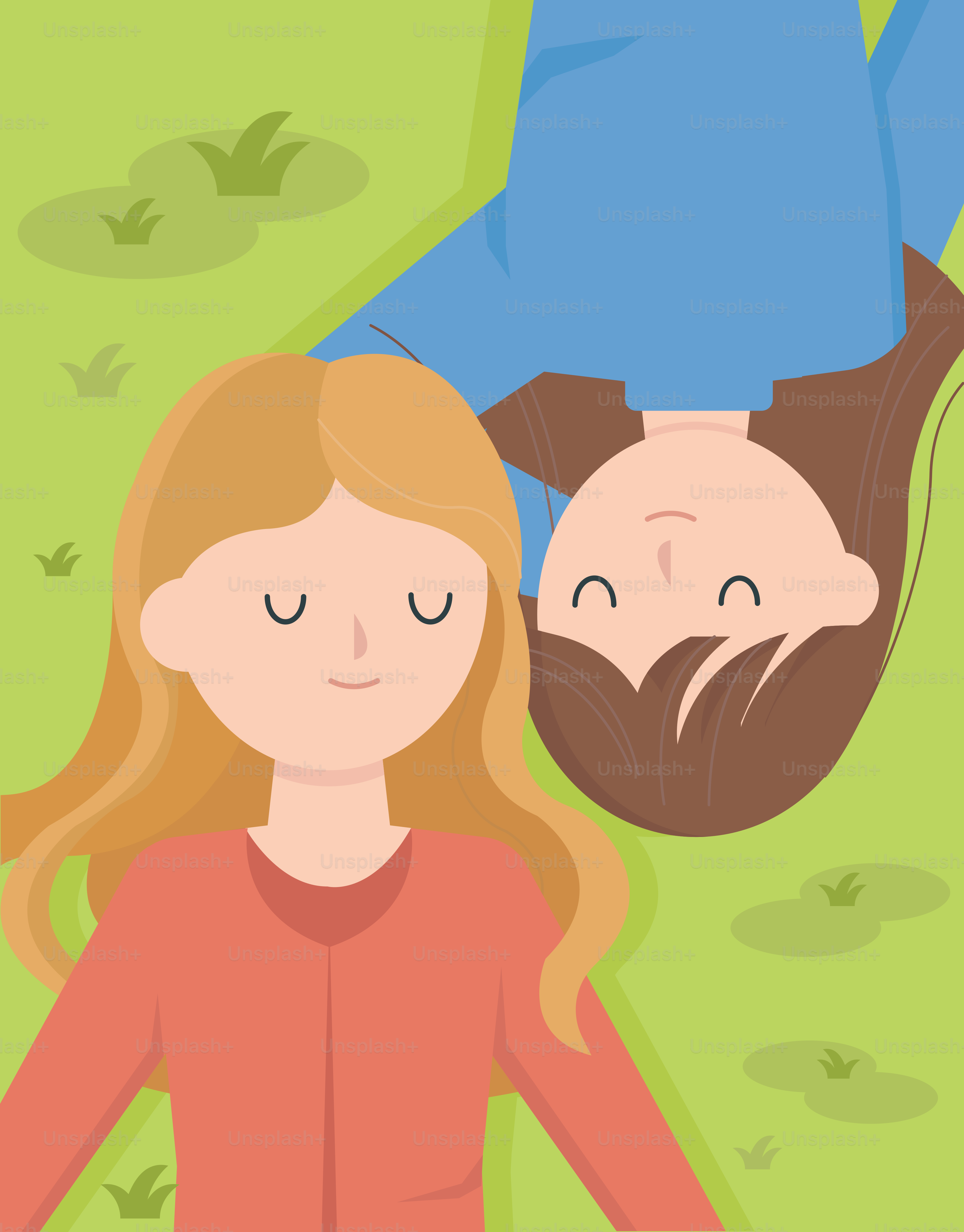 A man and a woman laying on the ground