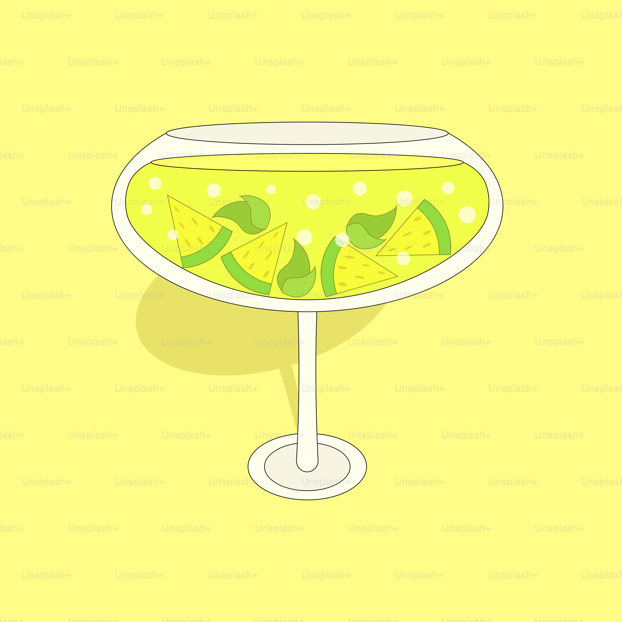 A glass of lemonade with a slice of lime on it