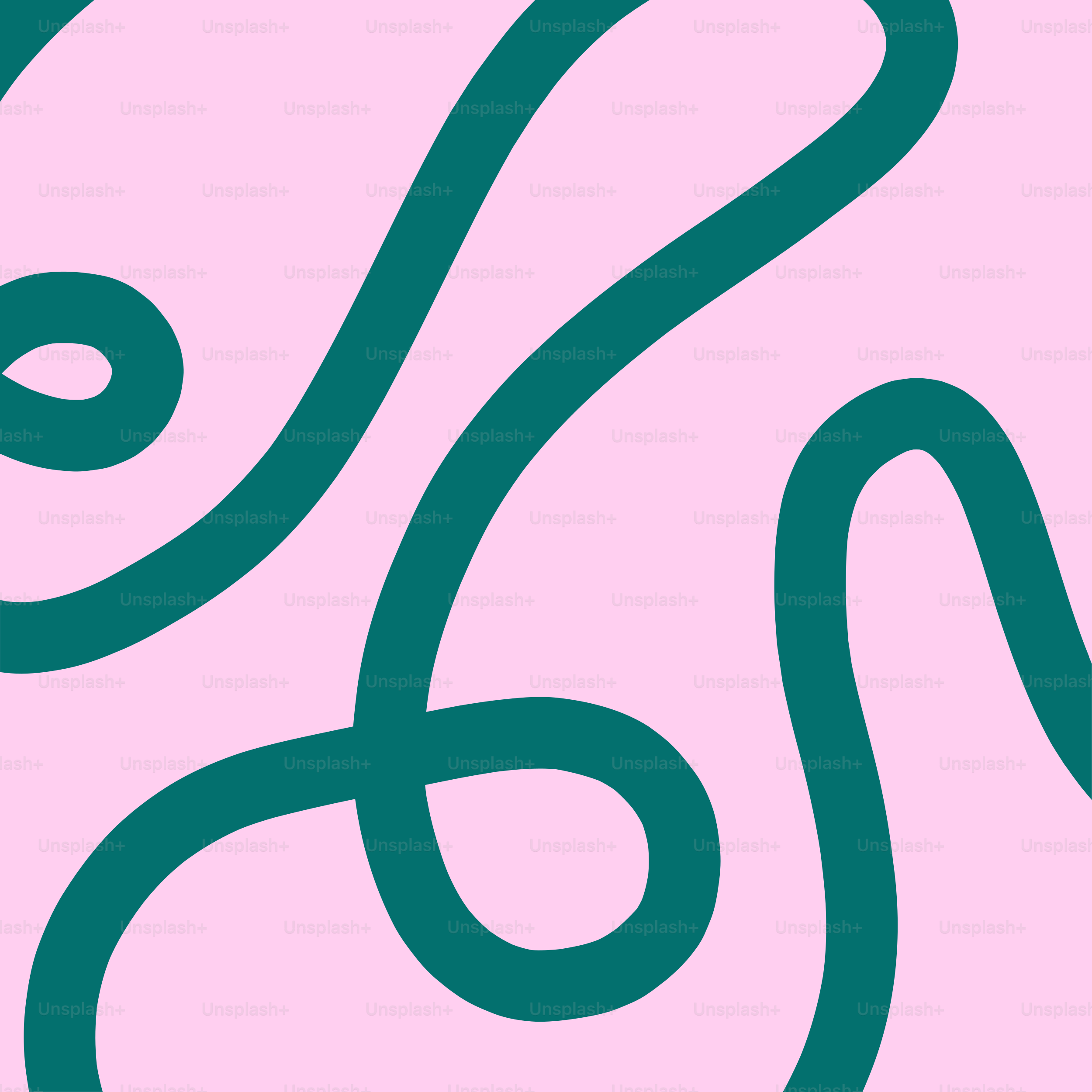 ピンクの背景に蛇の絵