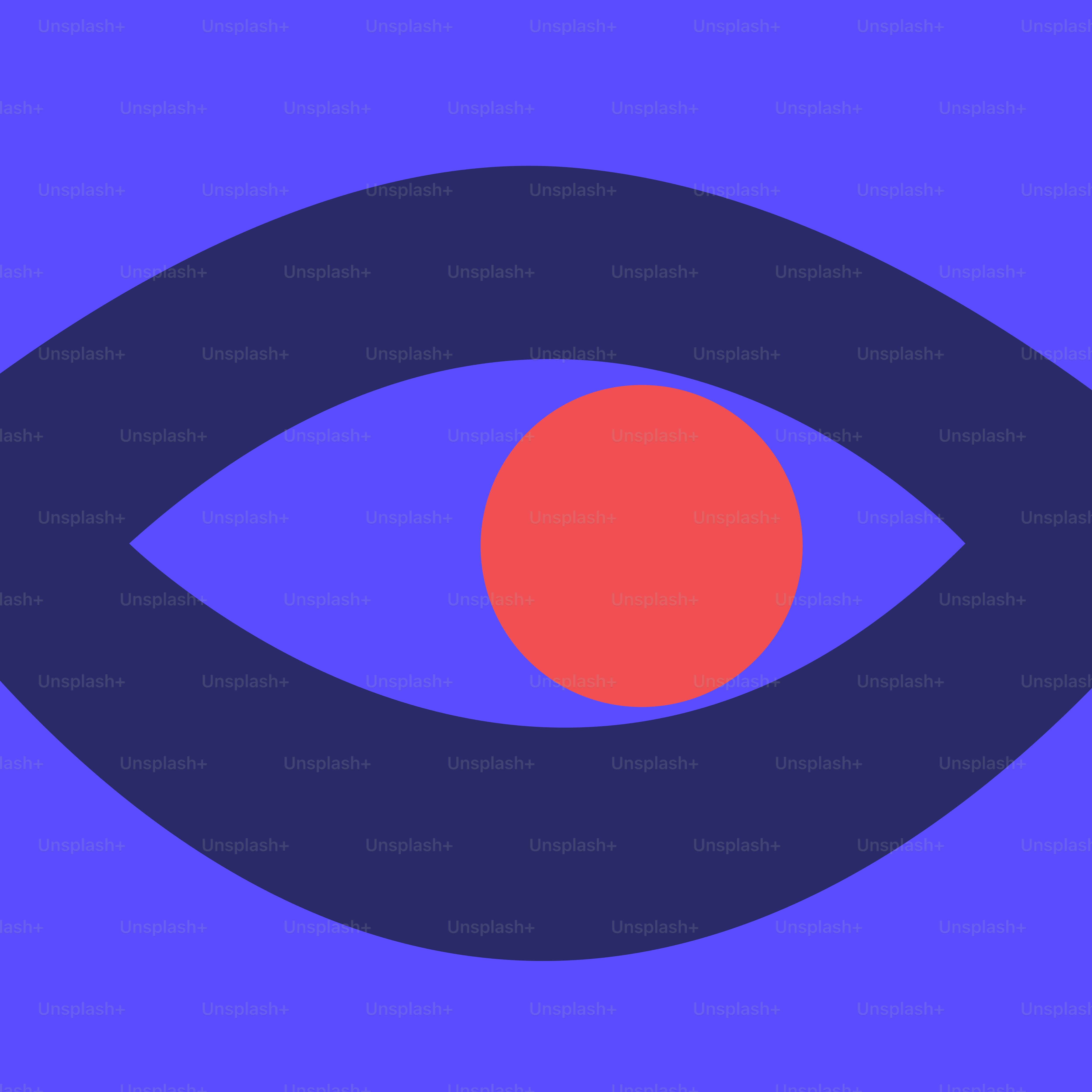 An eye with a red dot in the middle of it