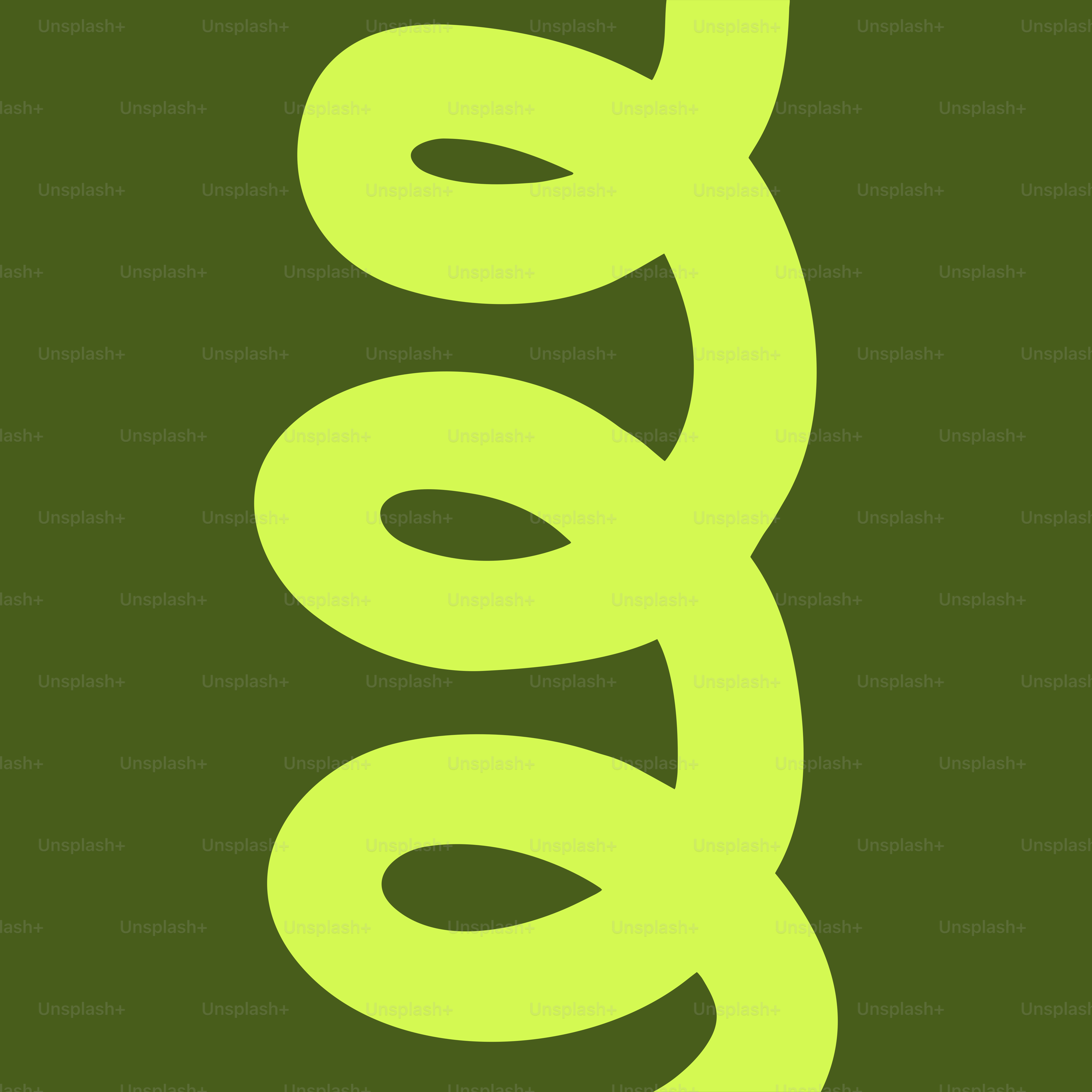 緑色の蛇のサイン