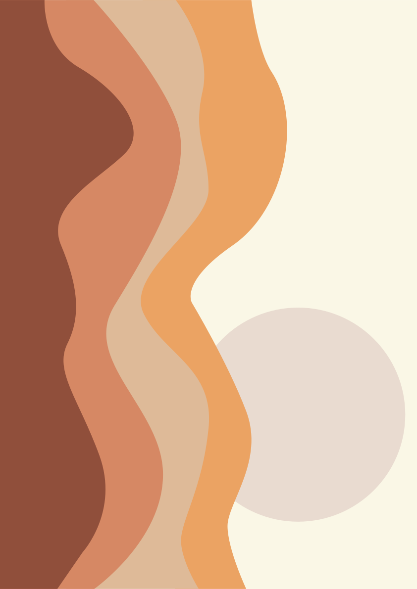 Ein braun-weißer abstrakter Hintergrund mit Kreisen