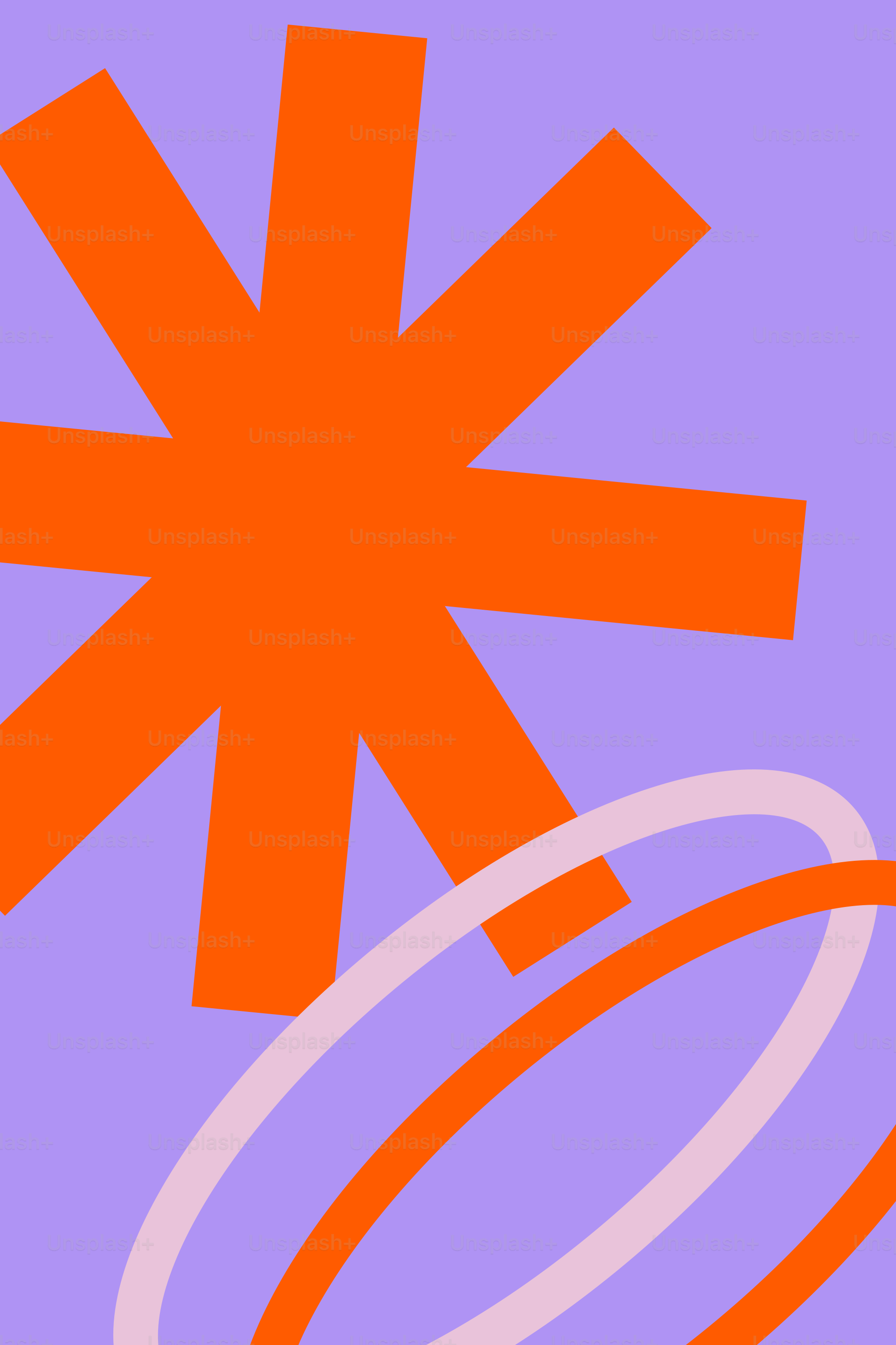 A purple background with a red and white arrow