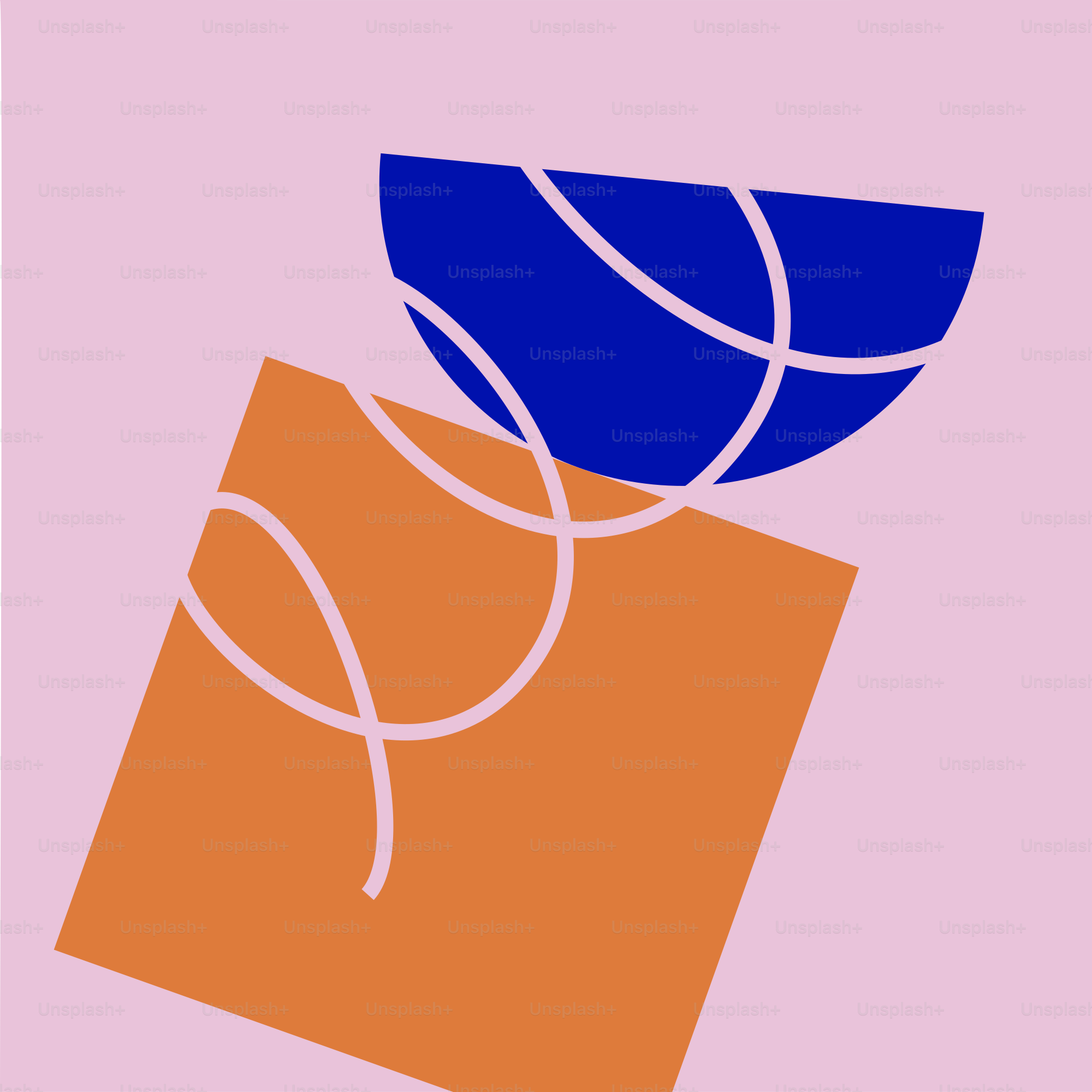 A square picture with a blue flower on top of it