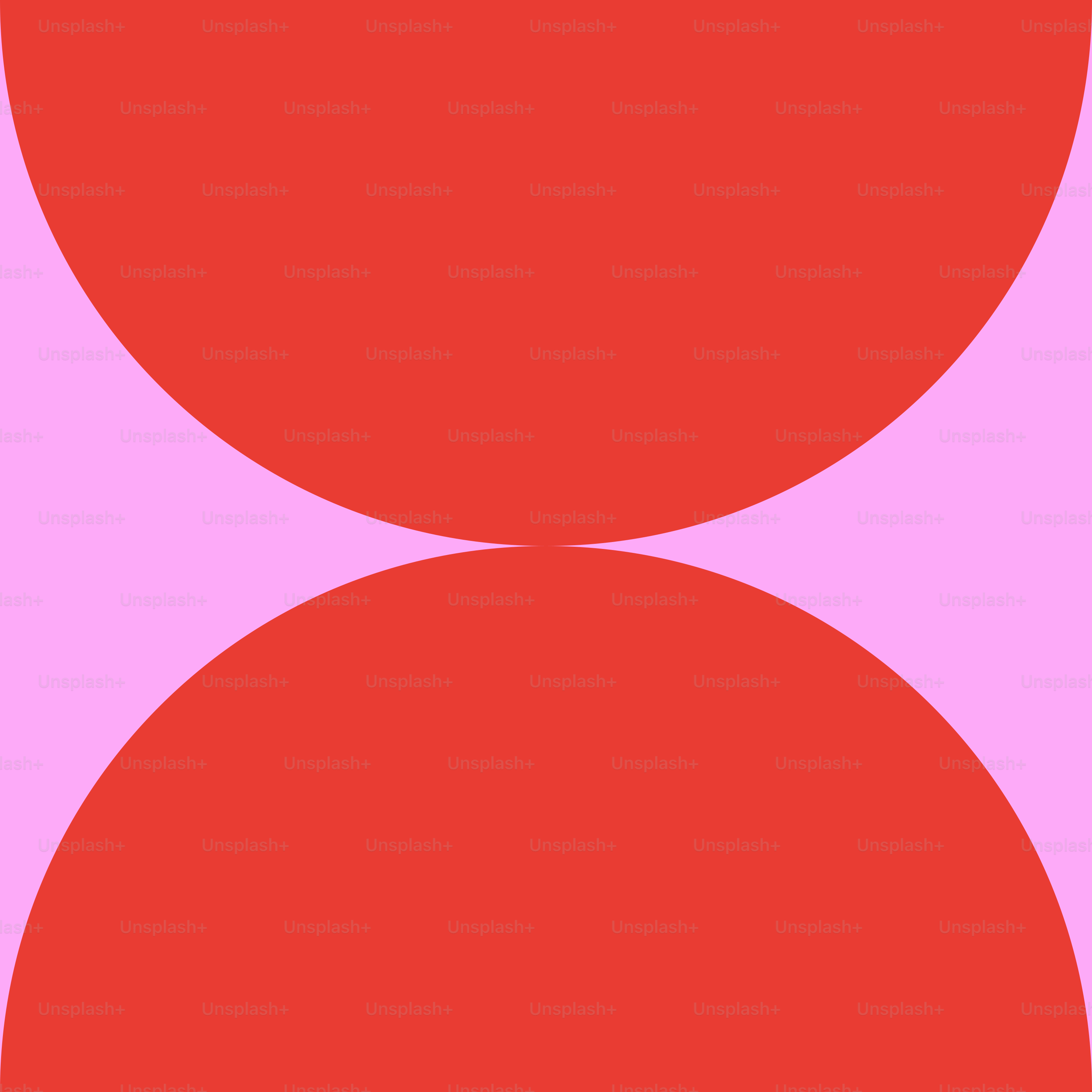 A pink and red background with two circles