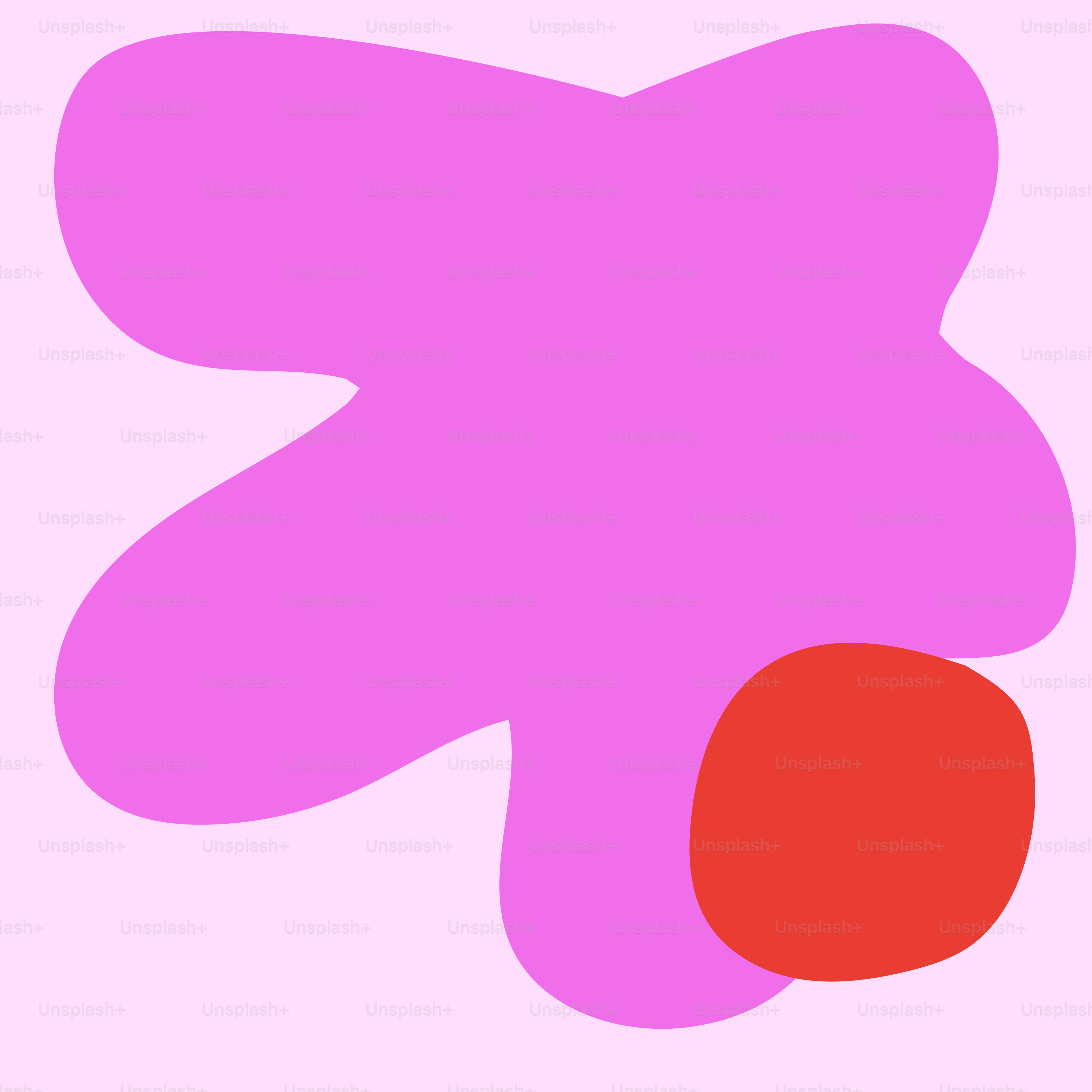 A pink square with a red dot on it