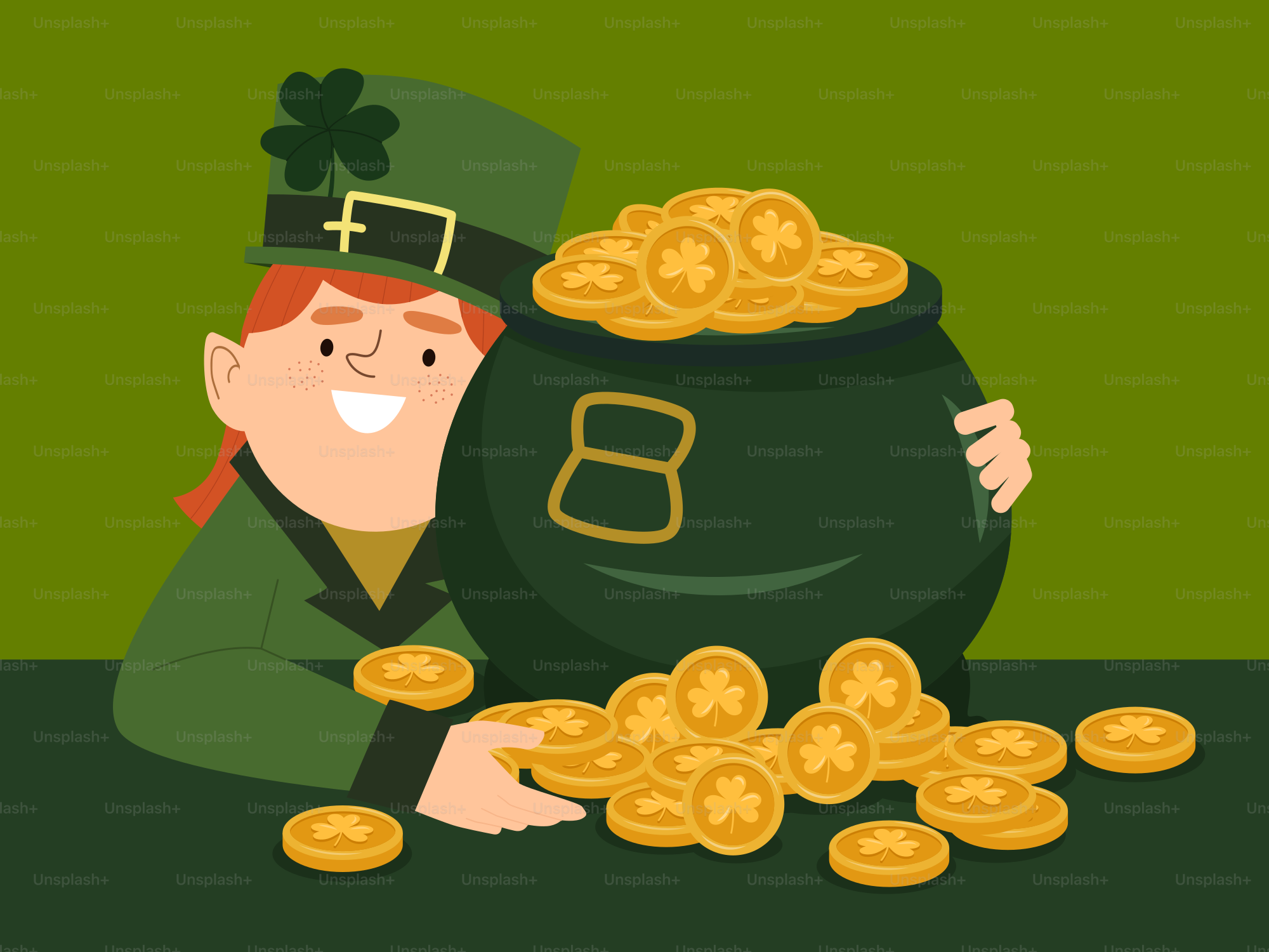 レプリイトが金貨の壺を持っている