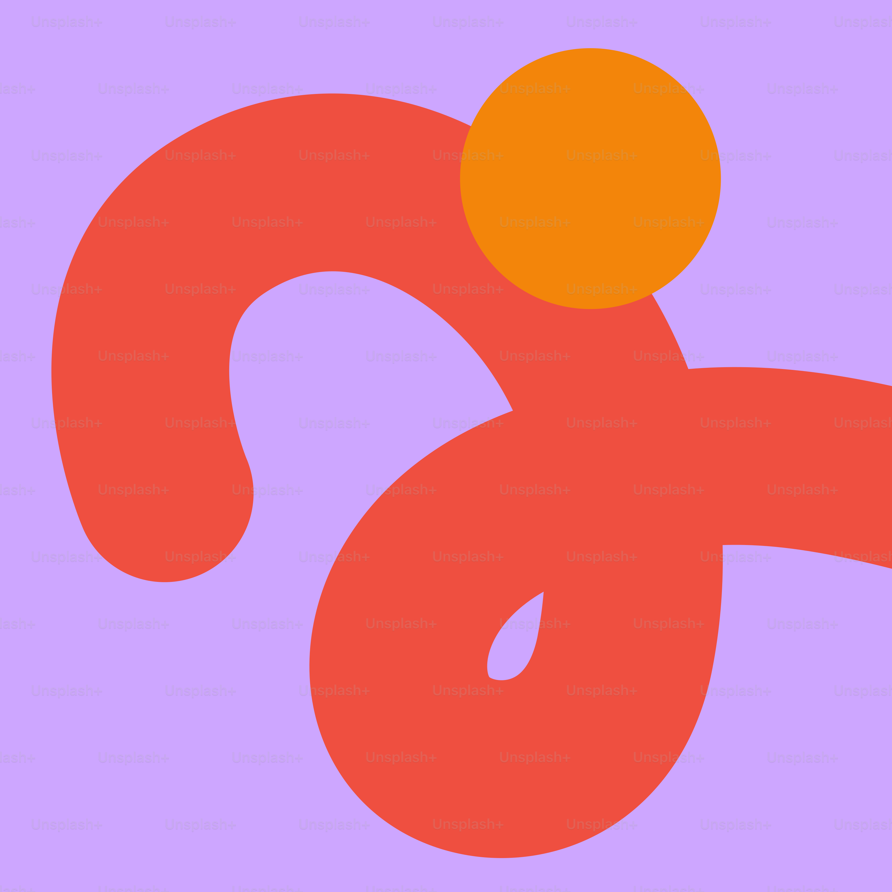 A purple background with a red and orange logo