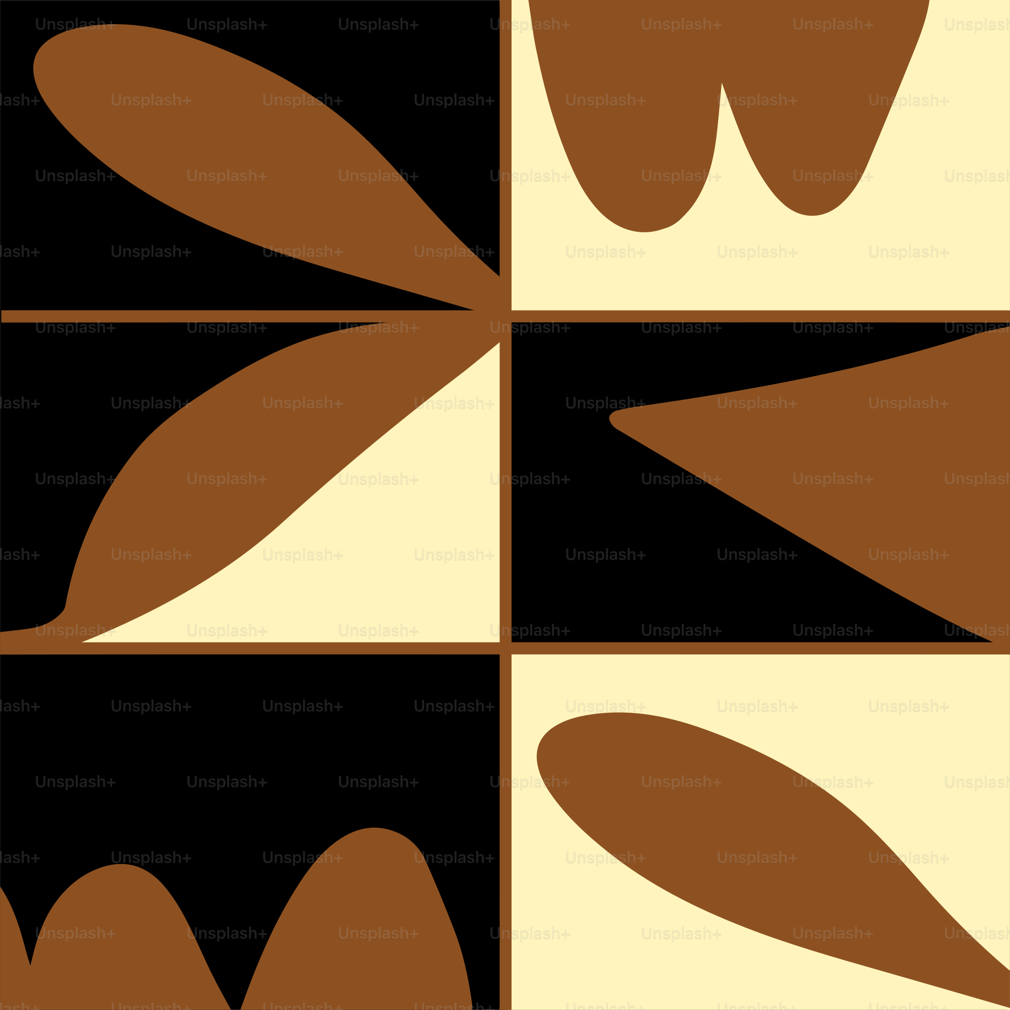 Ein Bild eines schwarz-braunen Musters