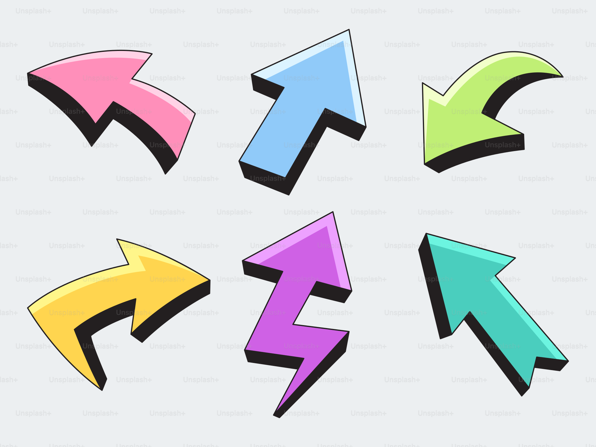 Una freccia verde che punta a destra vettoriale – Immagine gratis di  Illustrazione su Unsplash, image size:3000x2250