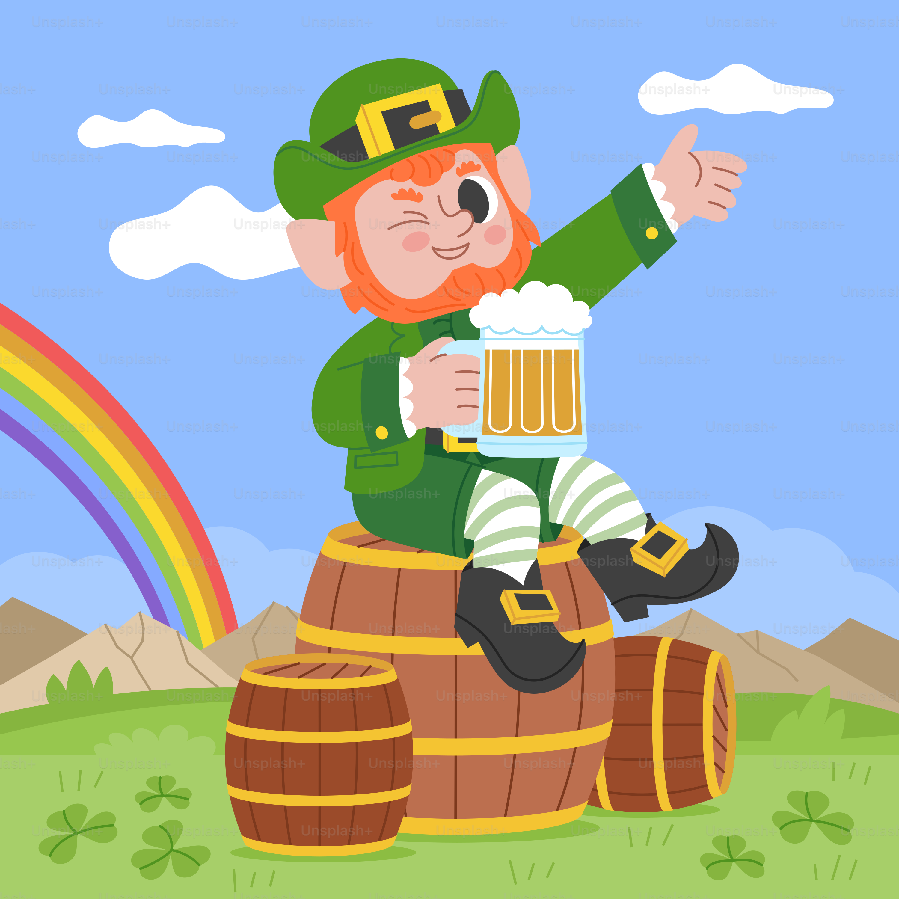 A man sitting on top of a barrel of beer