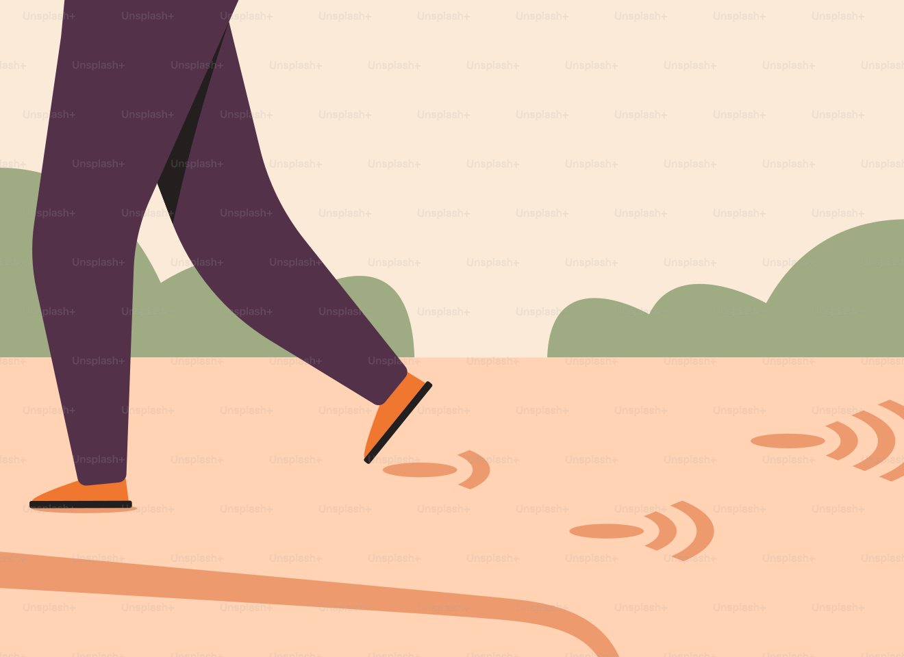 A person walking with a cell phone in their hand