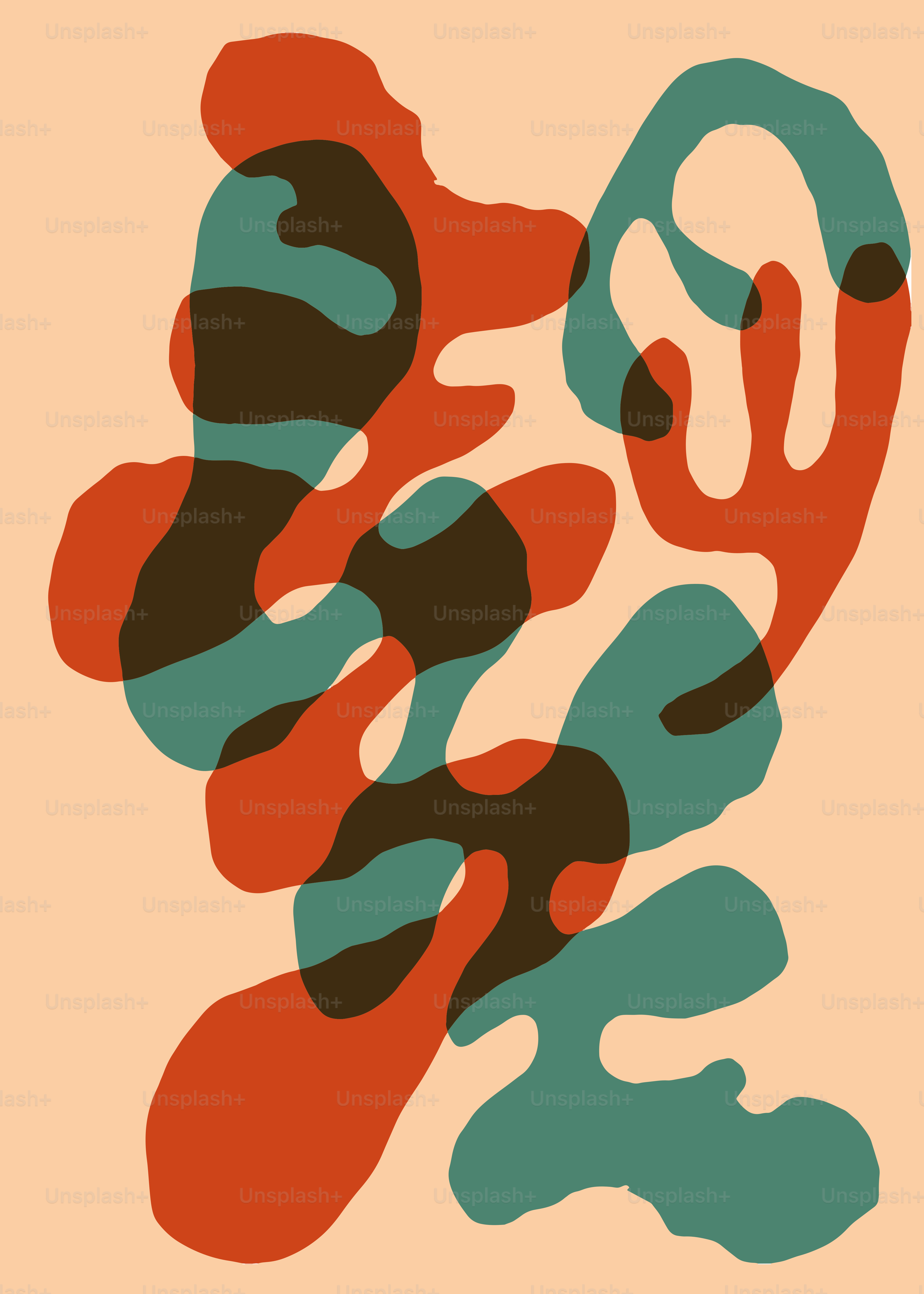 A poster with a tiger pattern on it