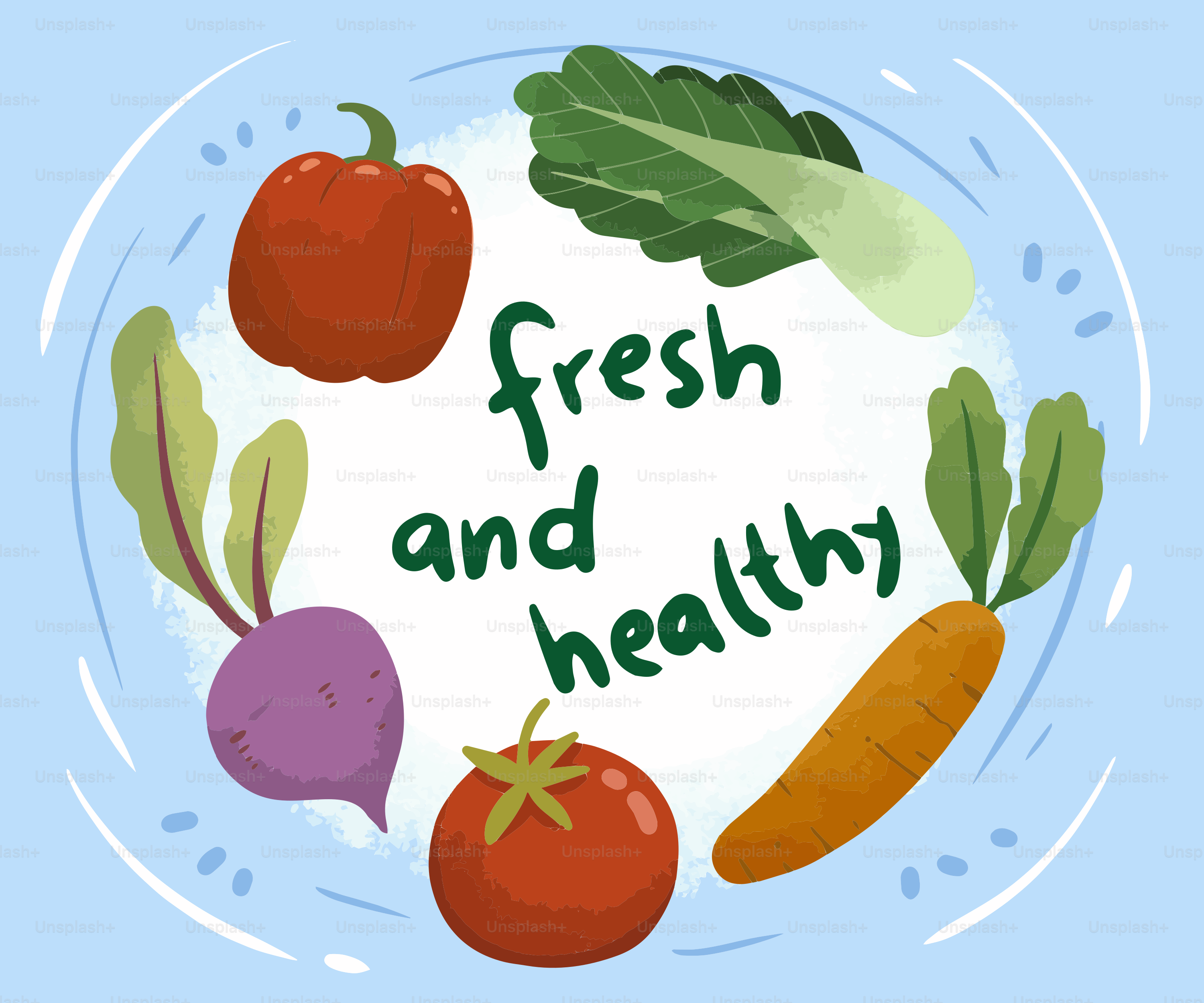 A picture of fresh and healthy fruits and vegetables