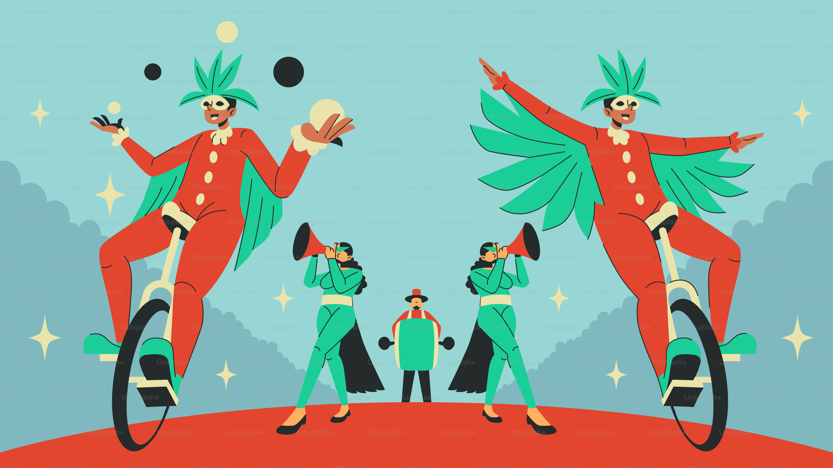 A group of people riding on the back of a bike