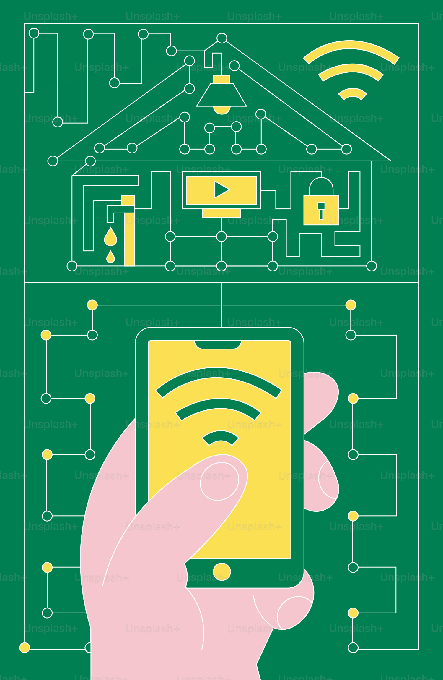 Une personne tenant un smartphone à la main