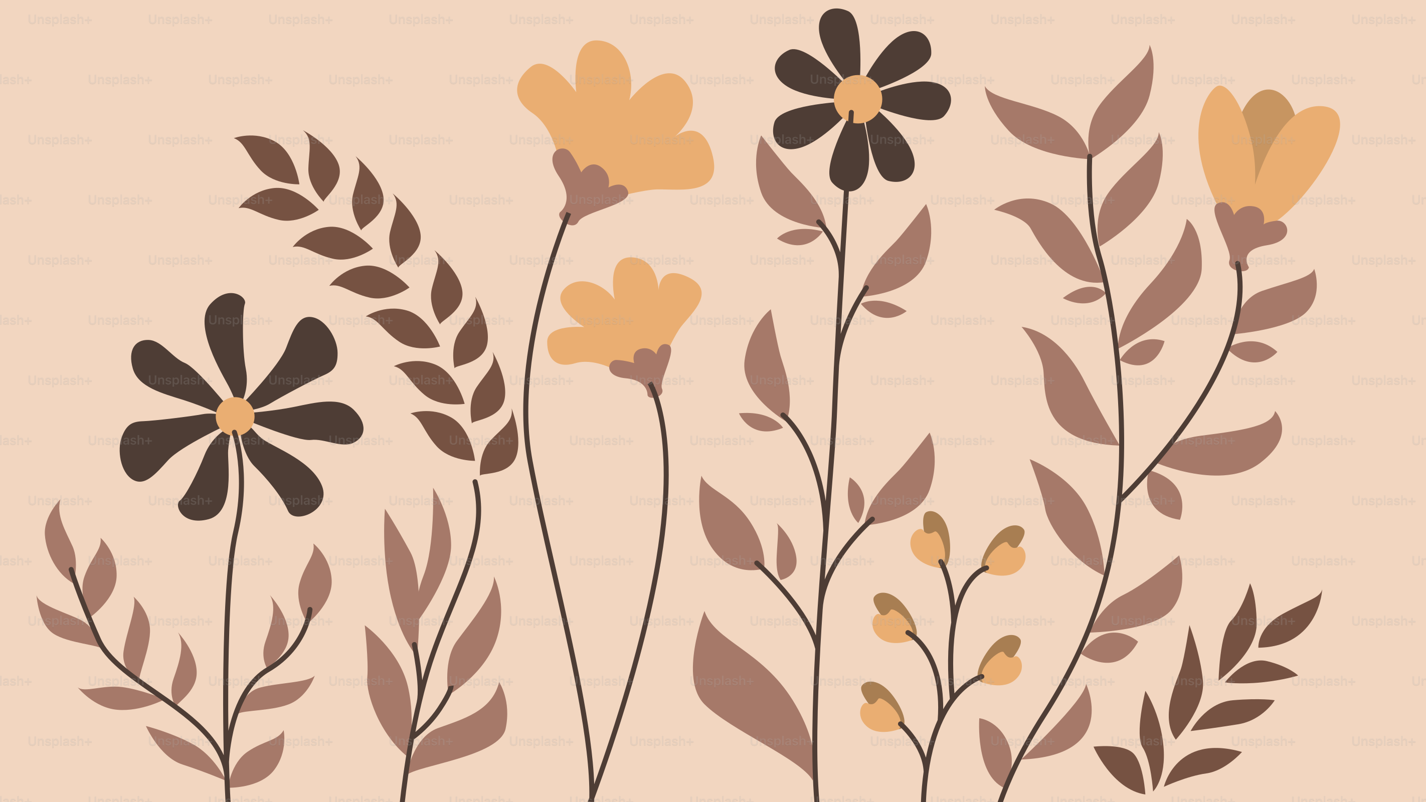 분홍색 배경에 꽃다발이 있는 사진