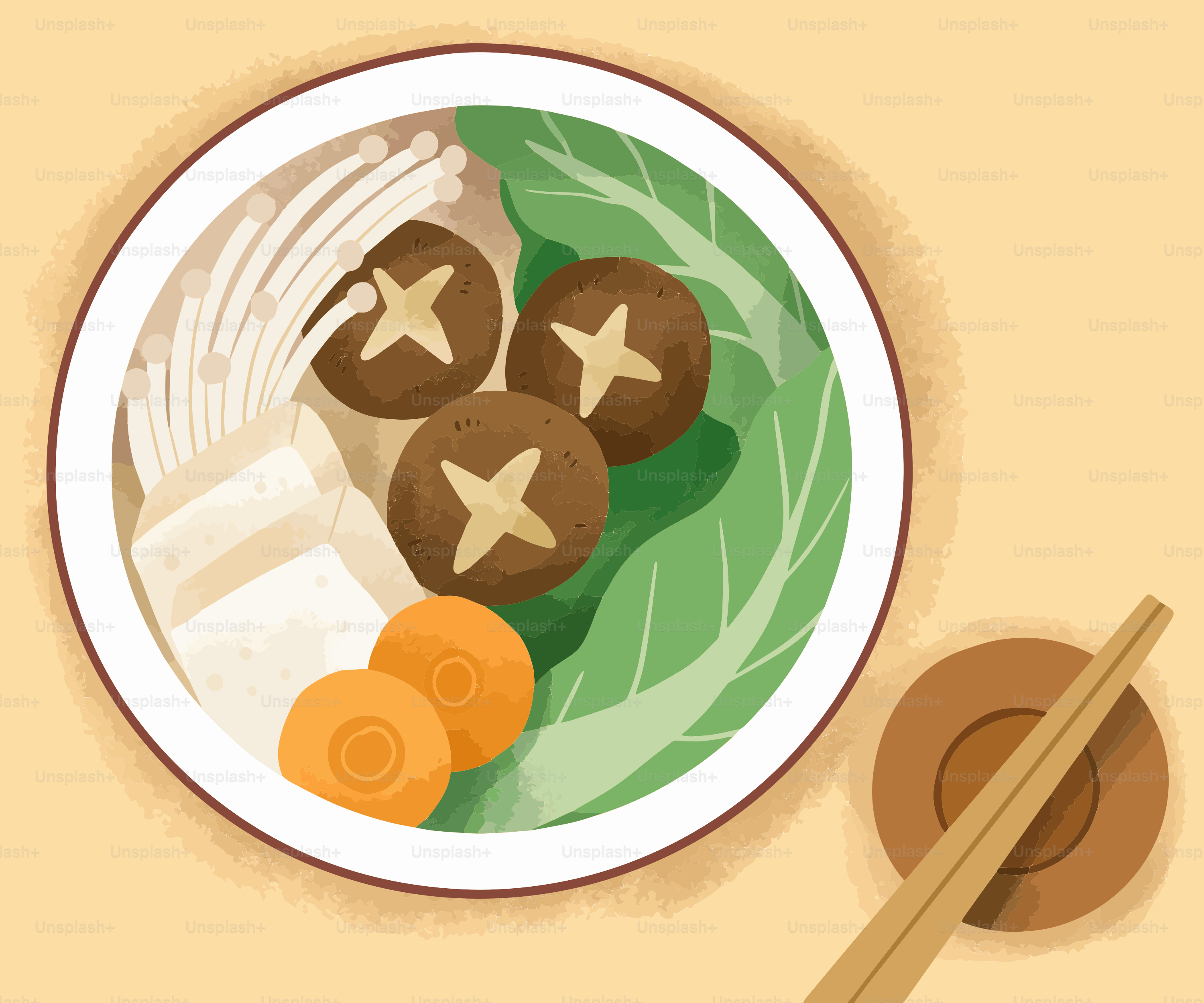 A plate of food with chopsticks and chopsticks next to it