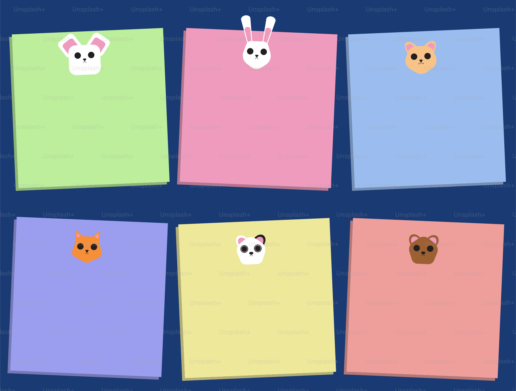 A picture of a bunch of sticky notes