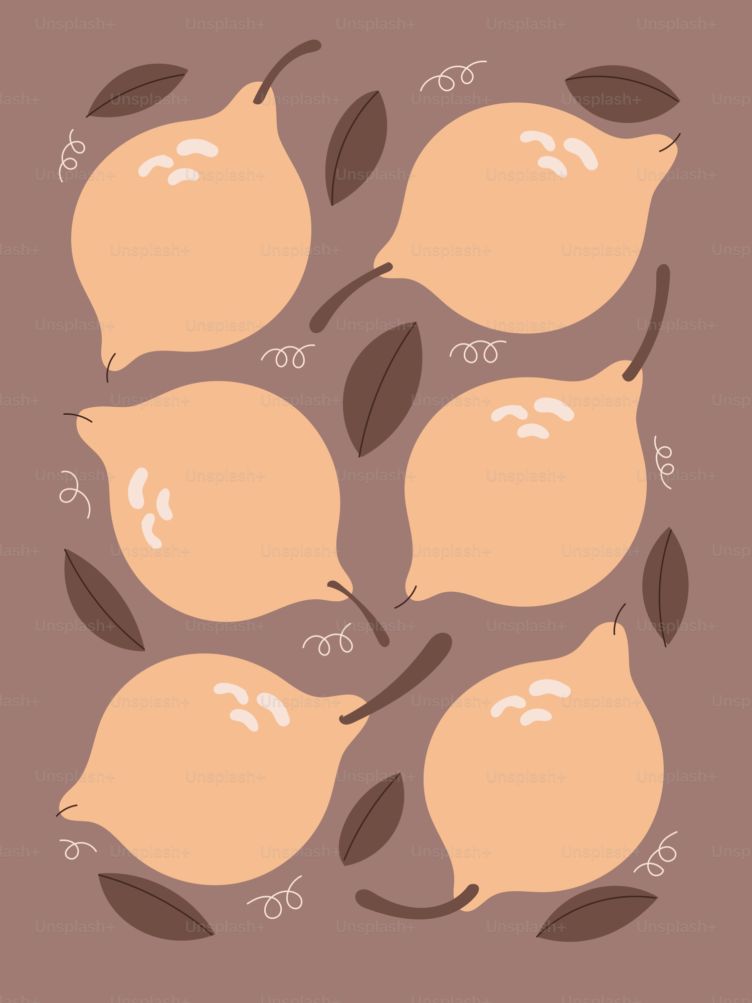 Una foto de un montón de limones sobre un fondo marrón