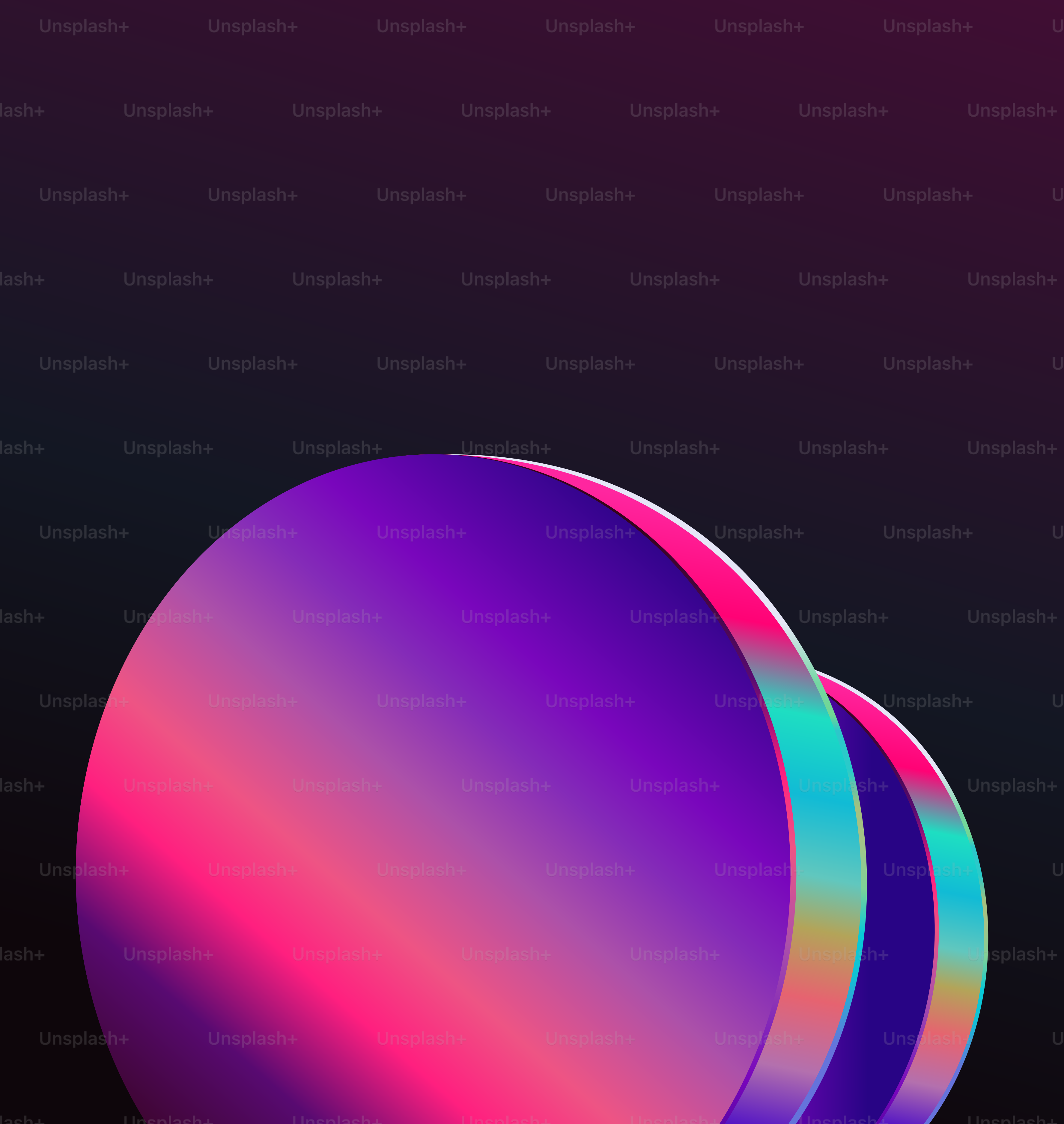 Una foto de un móvil con fondo morado y rosa