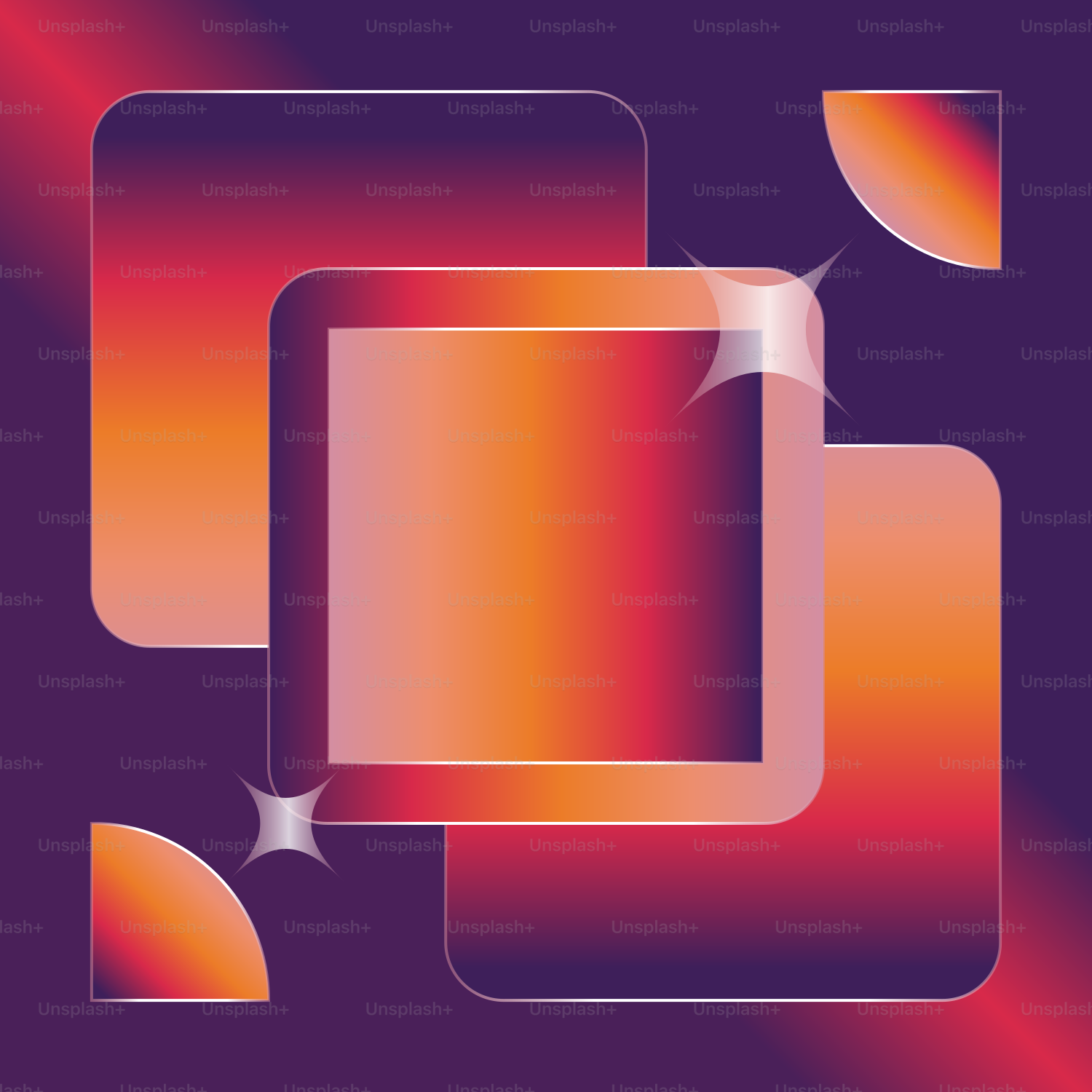 A picture of a purple and orange background