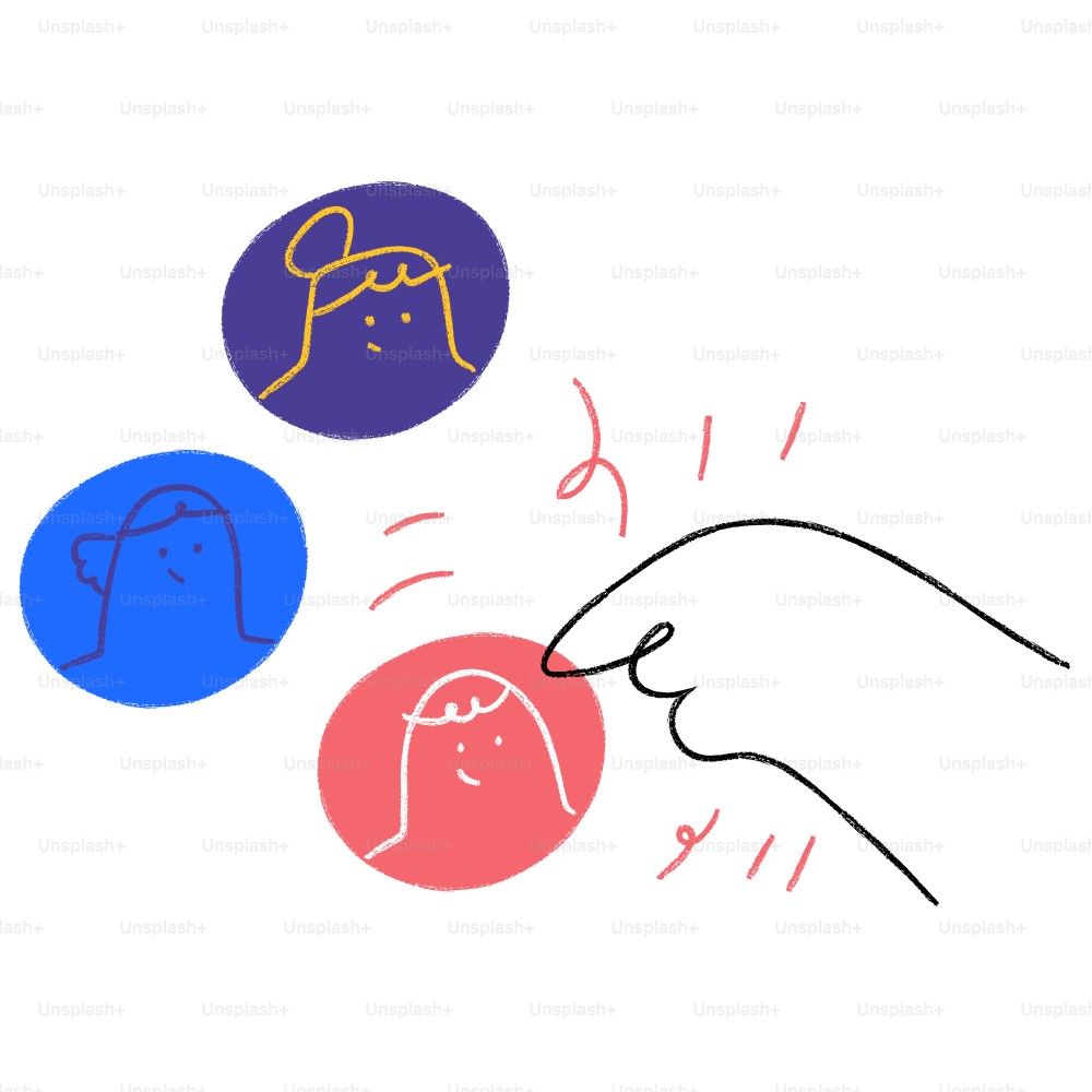 Eine Zeichnung einer Hand, die einen Ball hält