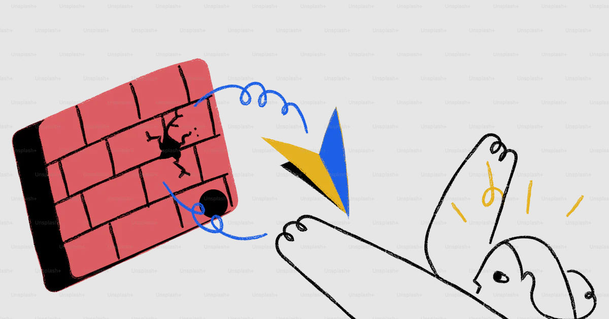 Getting Hit Drawing A drawing of a brick wall being hit by a person vector – Illustration ...