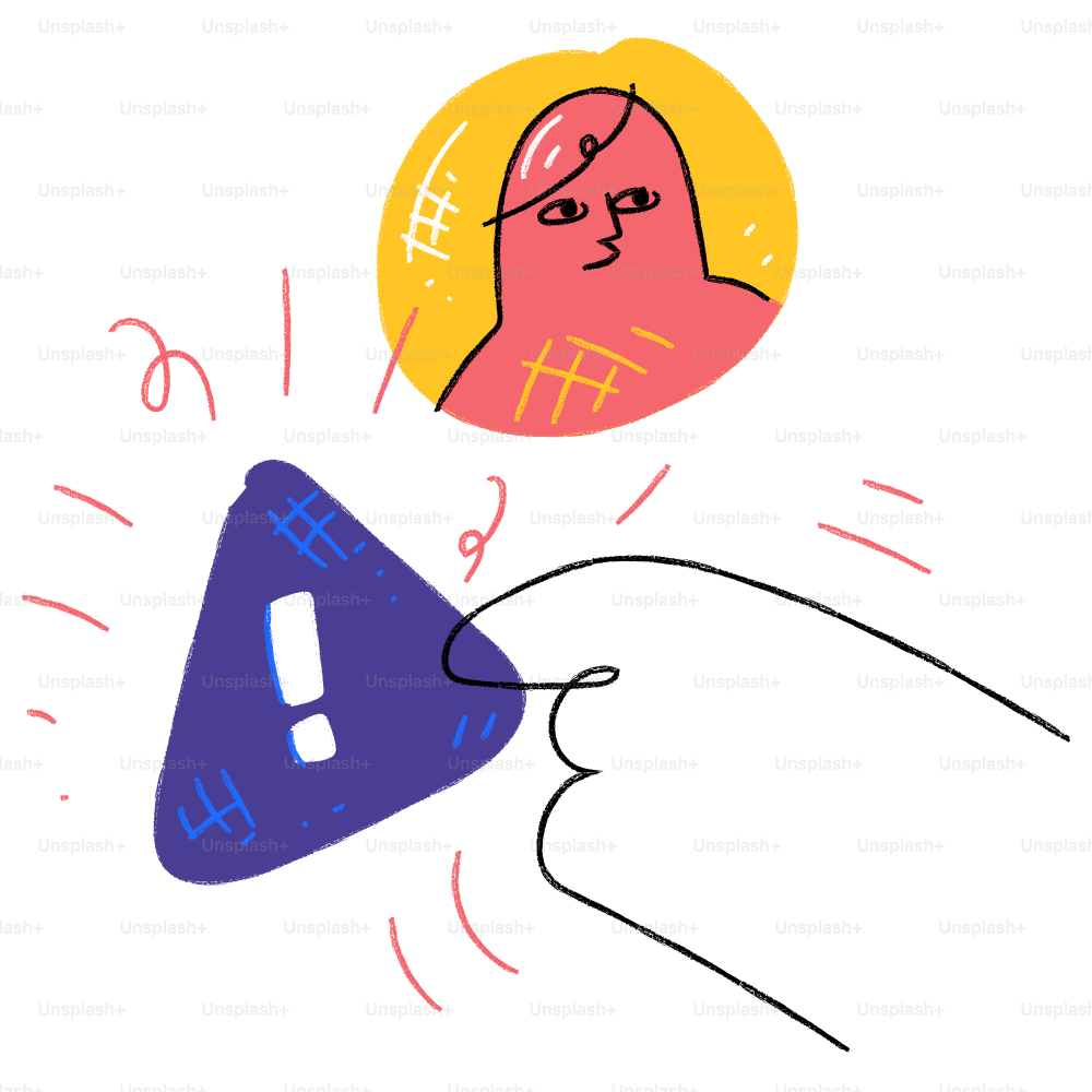 A drawing of a hand holding a piece of paper