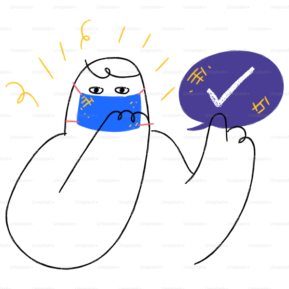 A drawing of a cartoon character holding a clock