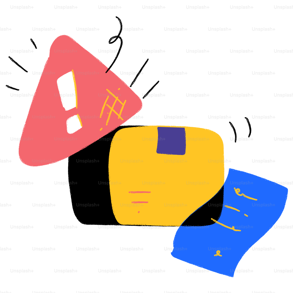 A drawing of a hand holding a cell phone